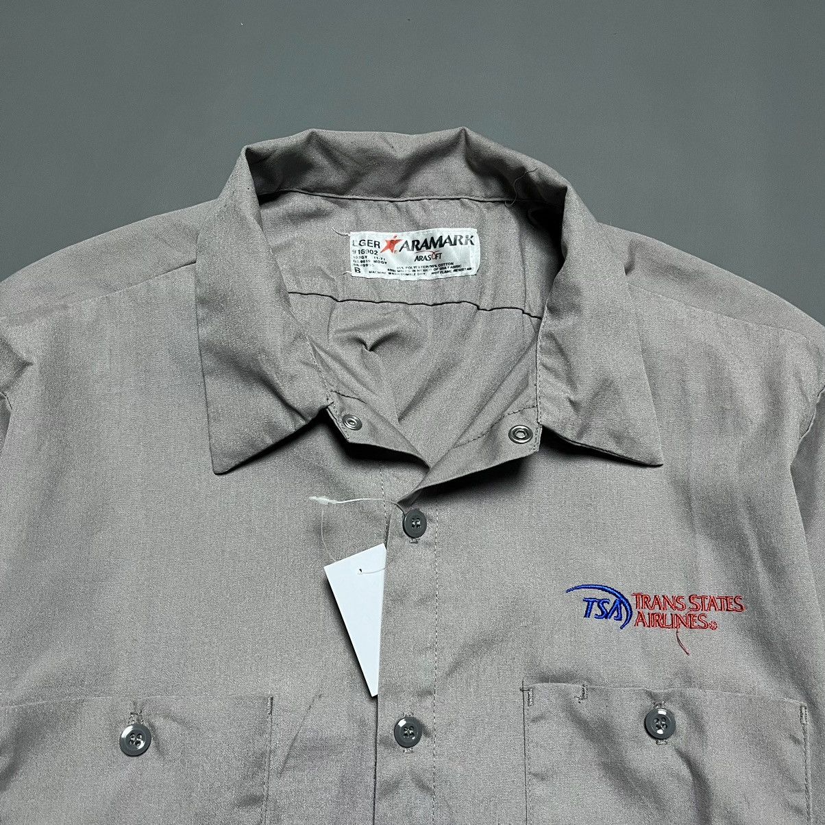 Vintage Vintage Work Short Aramark Trans States Airlines Size US L / EU 52-54 / 3 - 2 Thumbnail
