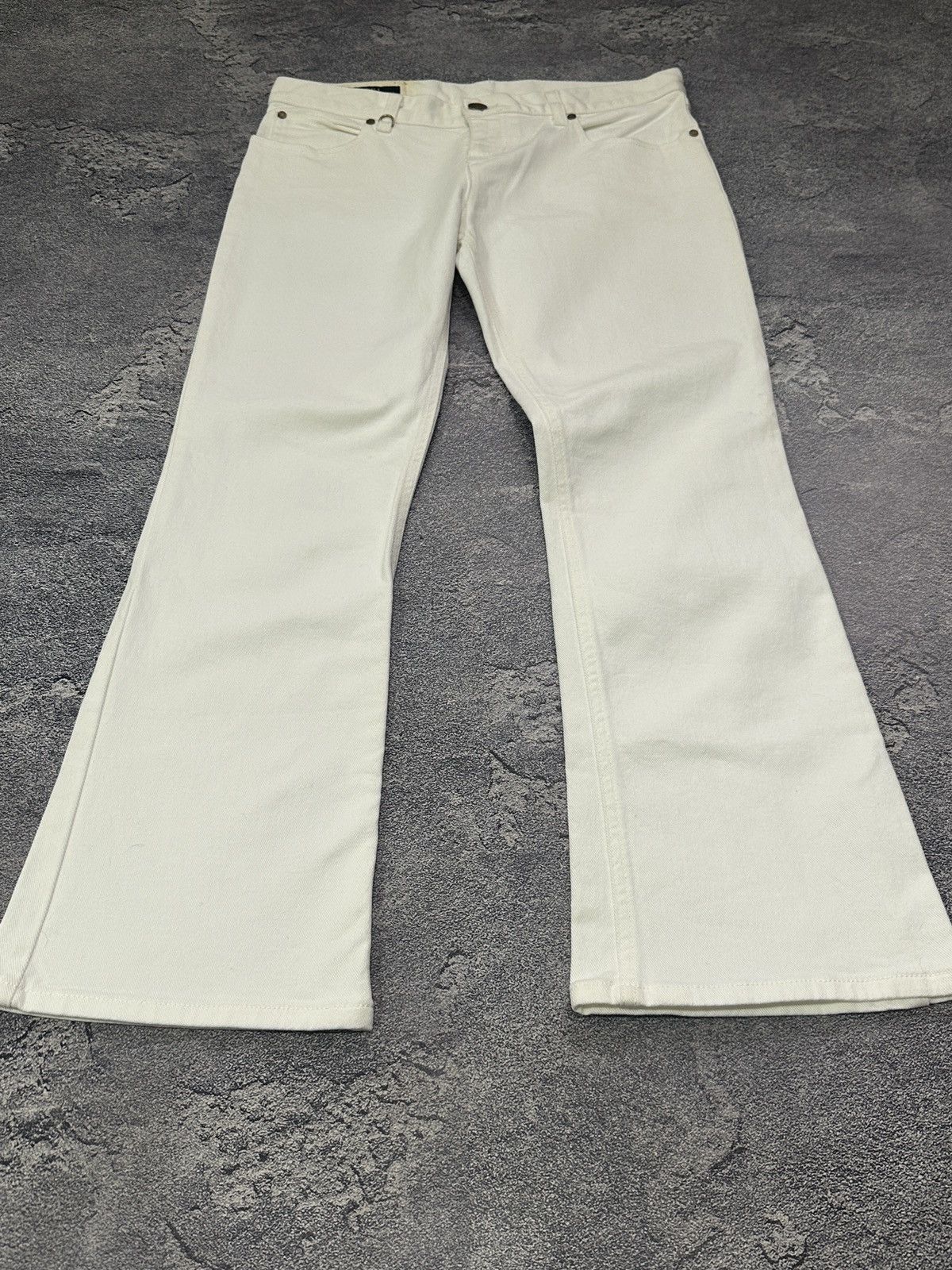 Gucci Vintage Gucci Anchor Sailor White Bootcut Jeans IT 42 Size 28" / US 6 / IT 42 - 9 Thumbnail