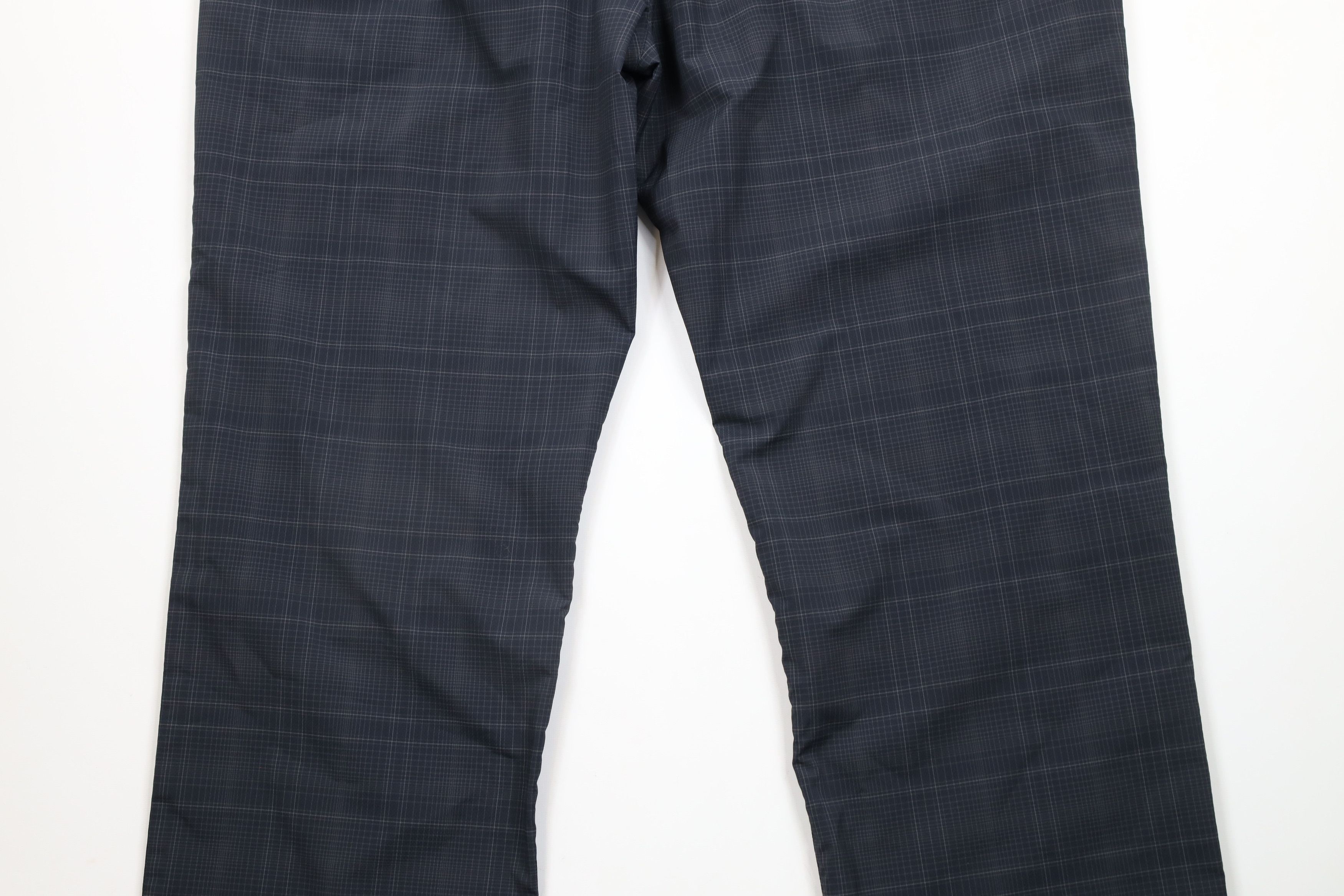 Under Armour × Vintage Under Armour Wide Leg Tech Golfing Chino Pants Gray Plaid Size US 40 / EU 56 - 10 Thumbnail