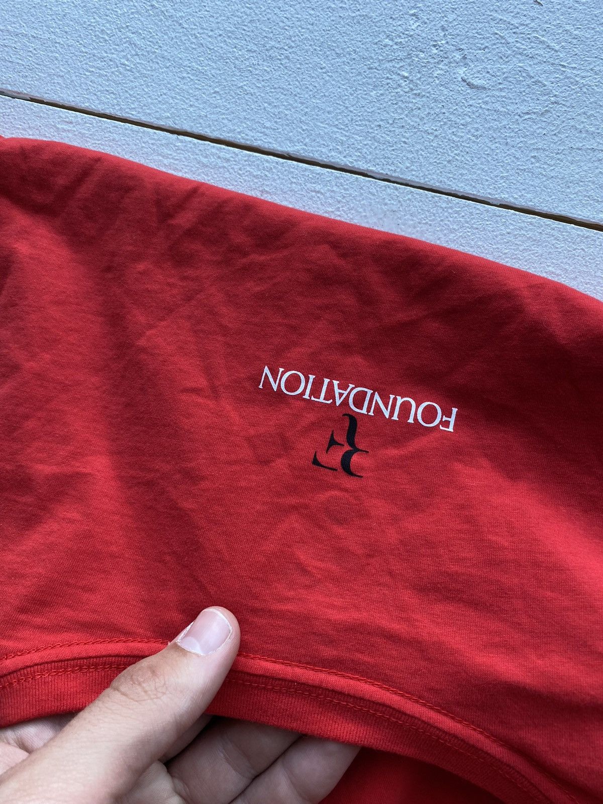 Nike × Vintage 🔥Roger Federer Nike Foundation RF Logo Red Mens T Shirt M Size US M / EU 48-50 / 2 - 7 Thumbnail