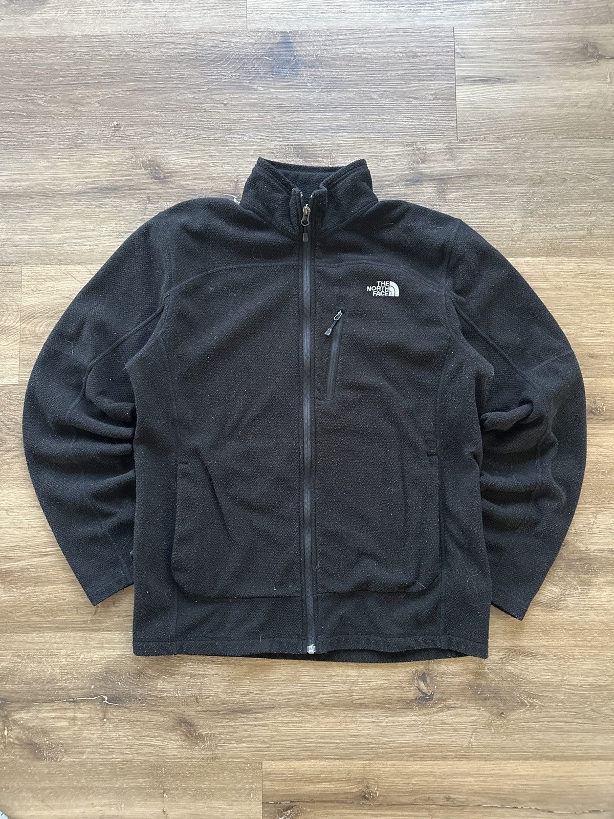 The North Face × Vintage Vintage 90s The North Face ZipUp Fleece Jacket Medium Size US M / EU 48-50 / 2 - 1 Thumbnail