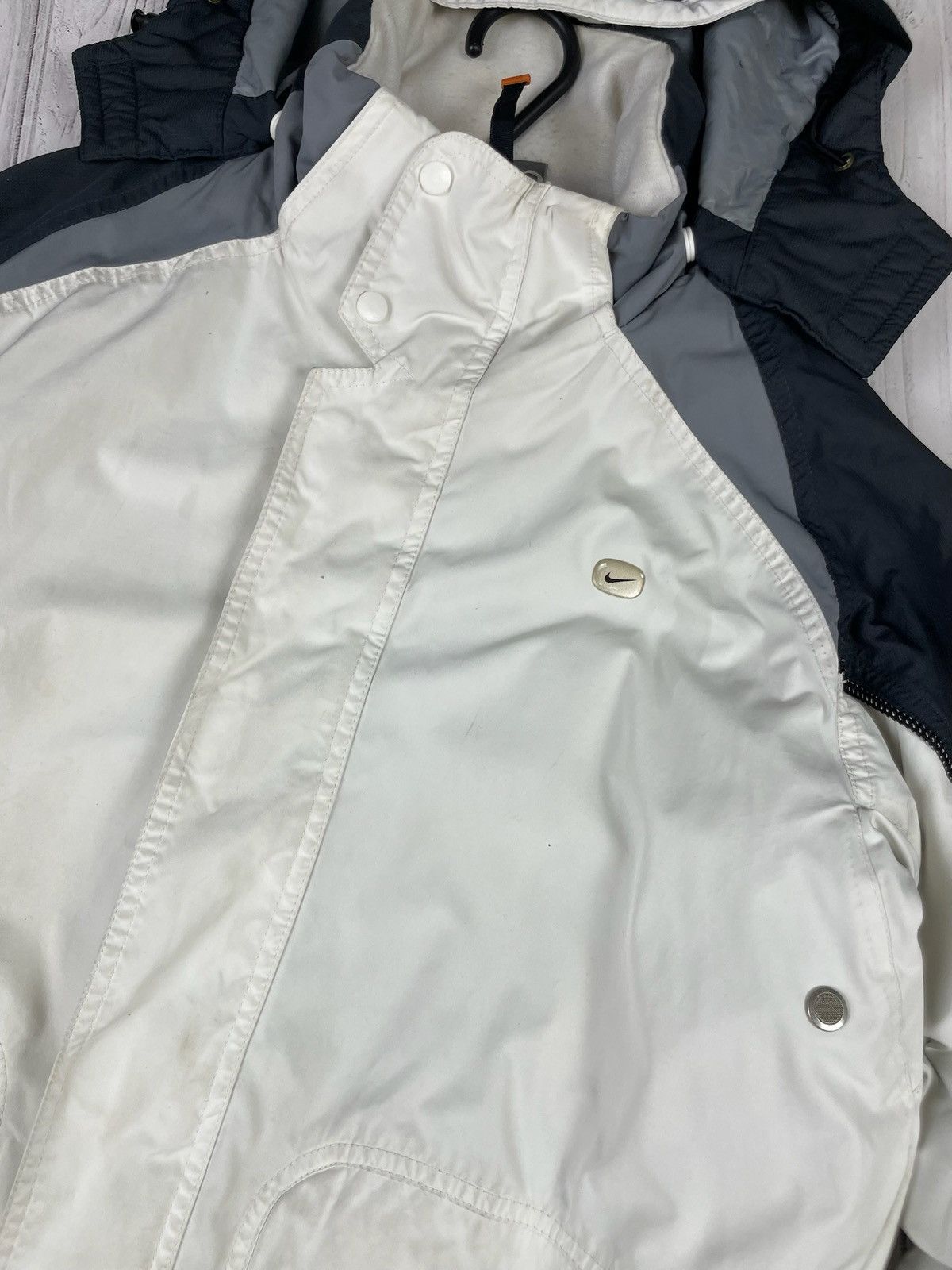 Nike Vintage nike Jacket snow fleece white logo rare size S Ski Size US S / EU 44-46 / 1 - 2 Thumbnail