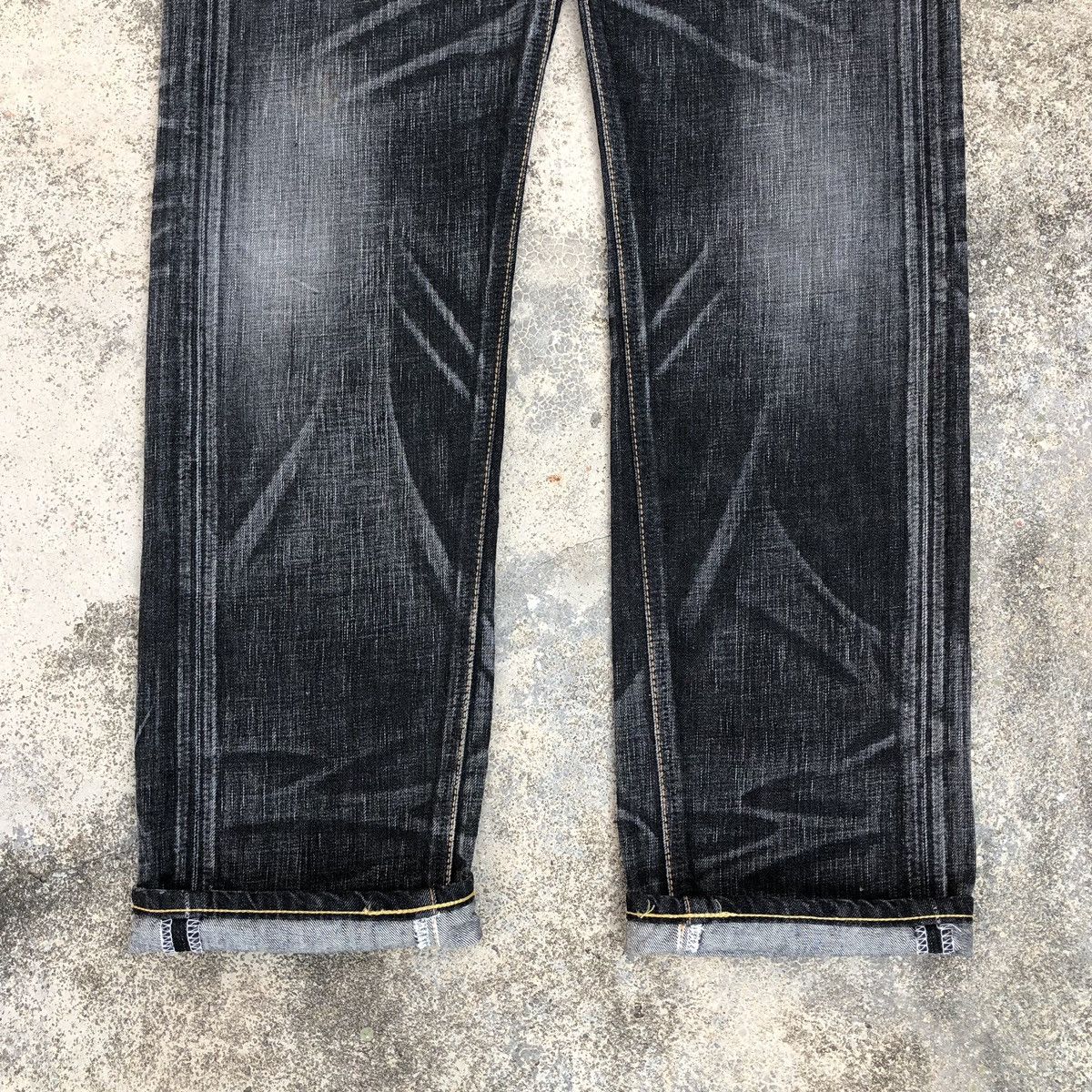 Edwin Vintage Edwin Blue Trip 503 Distressed Denim Jeans Size US 32 / EU 48 - 4 Thumbnail