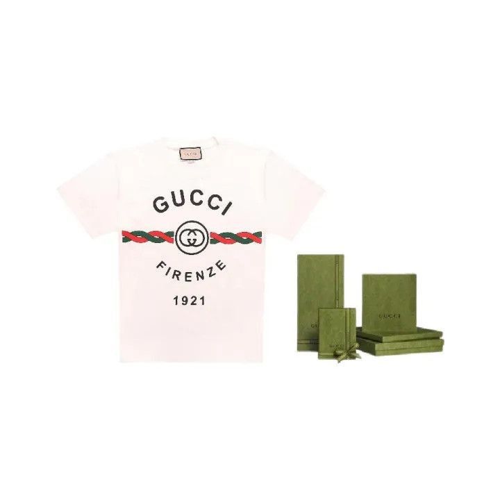 Gucci Gucci Gucci 1921 Logo Short Sleeve T-Shirt for Men -2506 Size US S / EU 44-46 / 1 - 1 Thumbnail