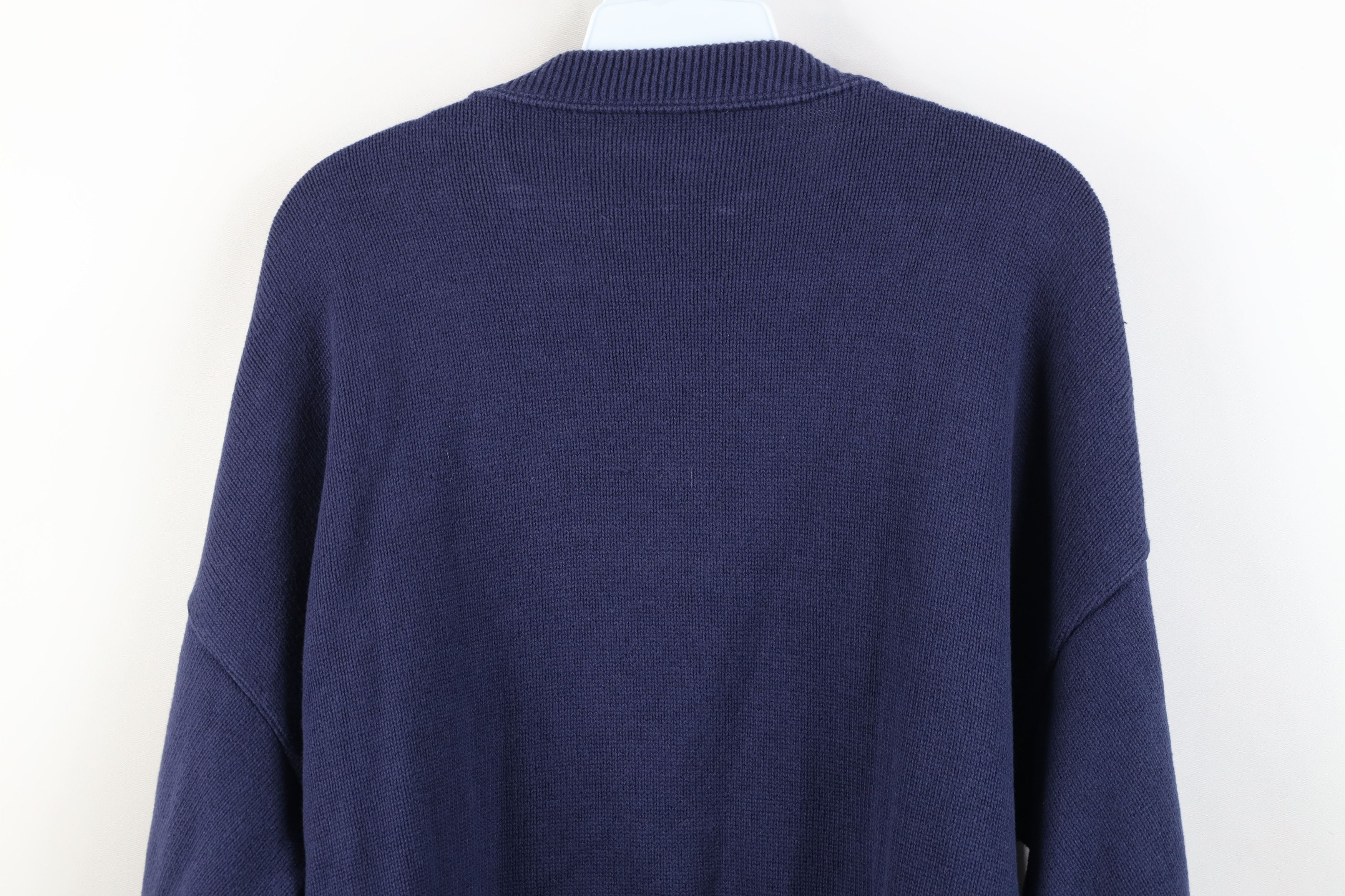 Vintage Vintage 90s Streetwear Golfing Knit Crewneck Sweater Blue Size US XL / EU 56 / 4 - 14 Thumbnail