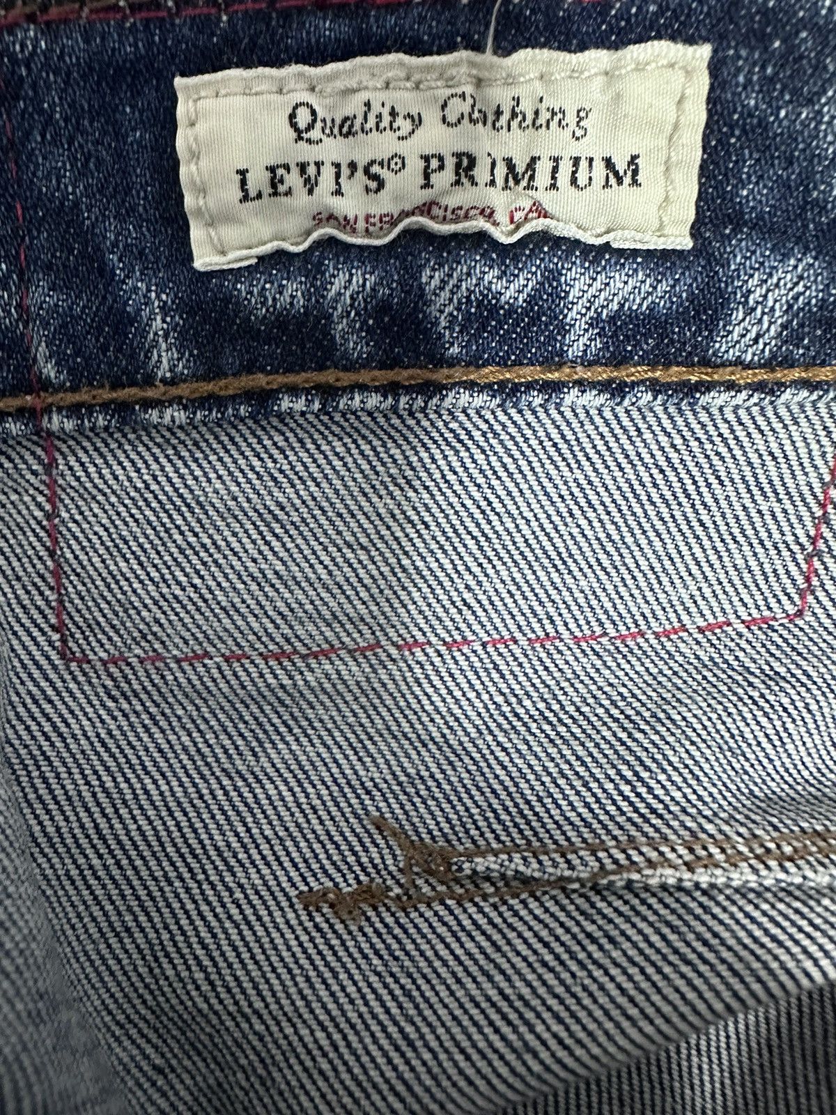Levi's Levis Premium Jeans 502 Blue Rare Mens 33/32 Size US 33 - 7 Thumbnail
