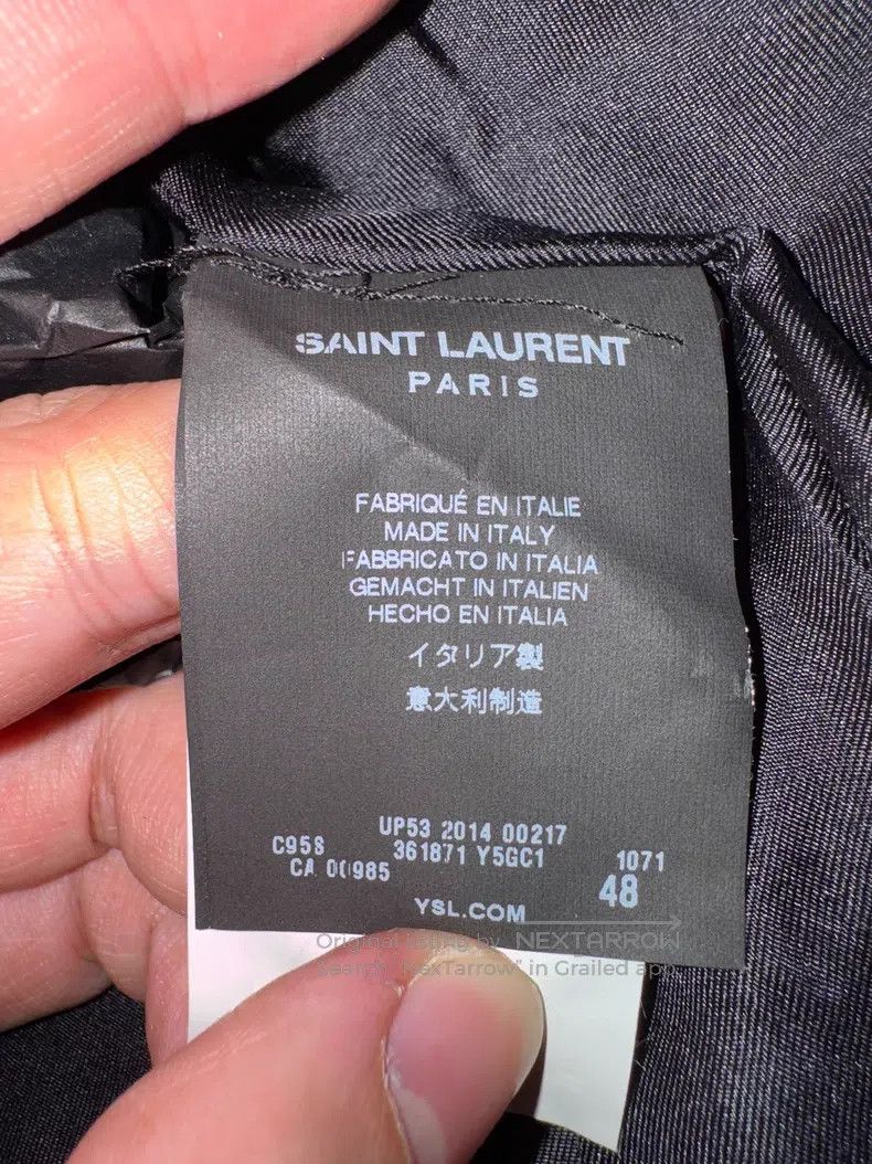 Saint Laurent Paris Saint Laurent Paris Leopard Print Men's Leather Jacket Size US M / EU 48-50 / 2 - 8 Thumbnail