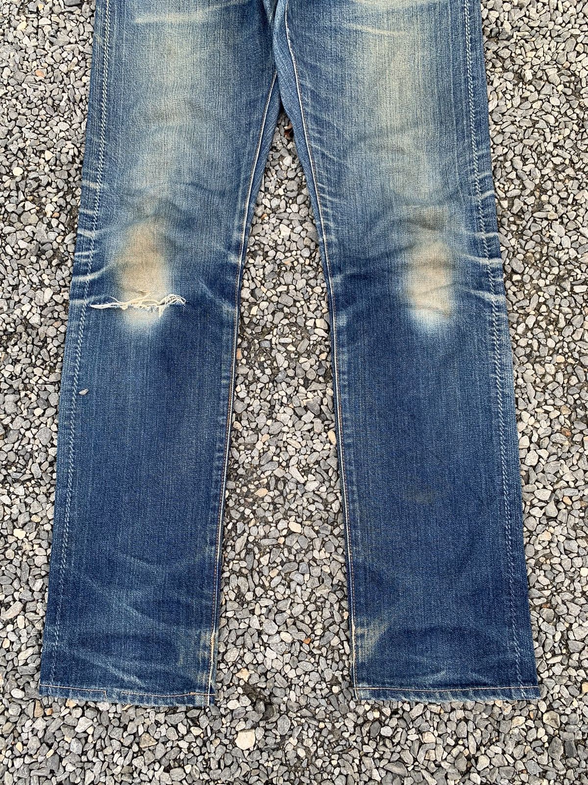 Kapital VINTAGE JOHNBULL SELVEDGE RUSTY JAPANESE DISTRESSED DENIM Size US 31 - 7 Thumbnail