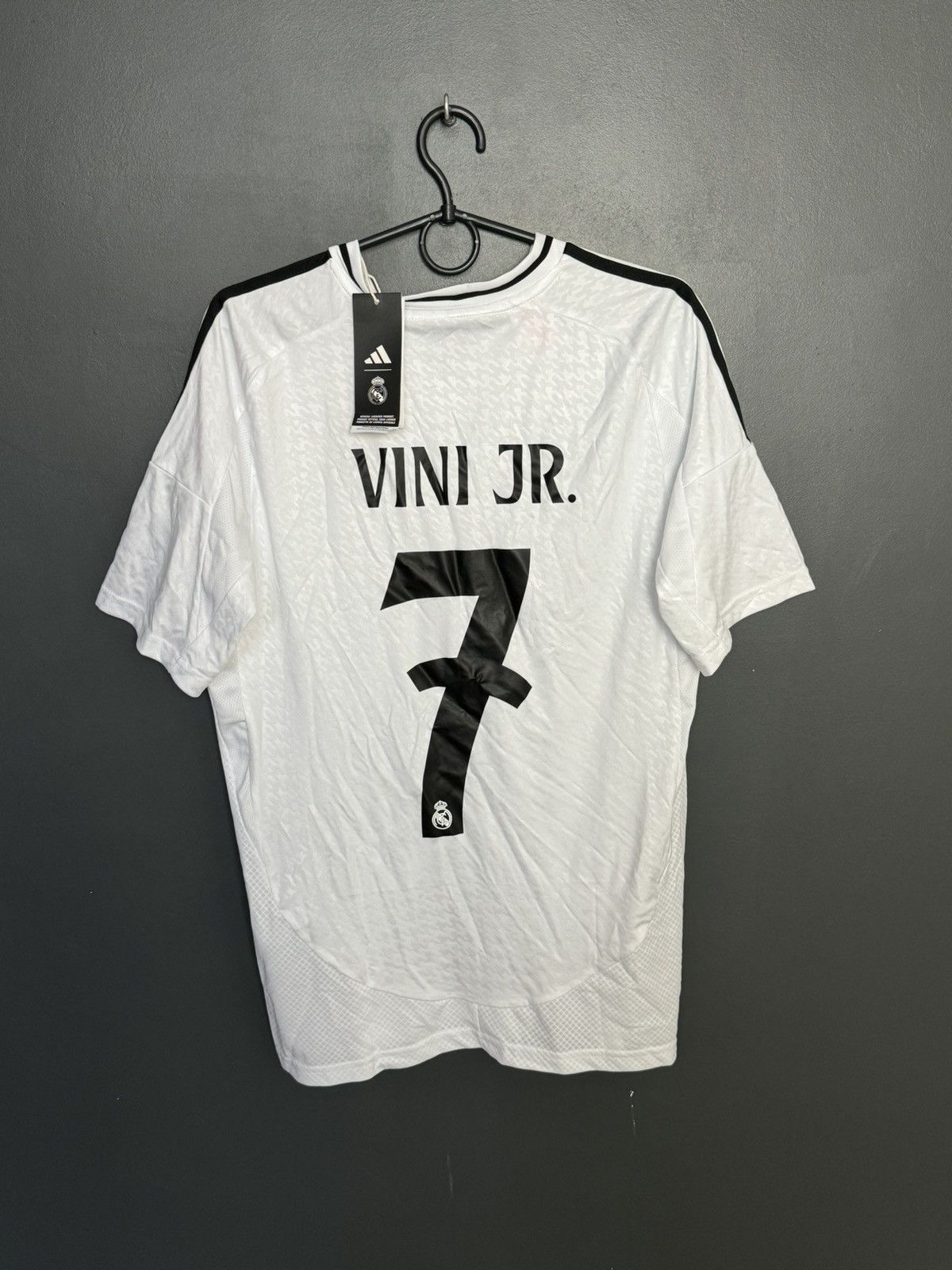 Adidas KIDS New Real Madrid 24/25 Home Vini Jr. Football Jersey Size US S / EU 44-46 / 1 - 1 Thumbnail