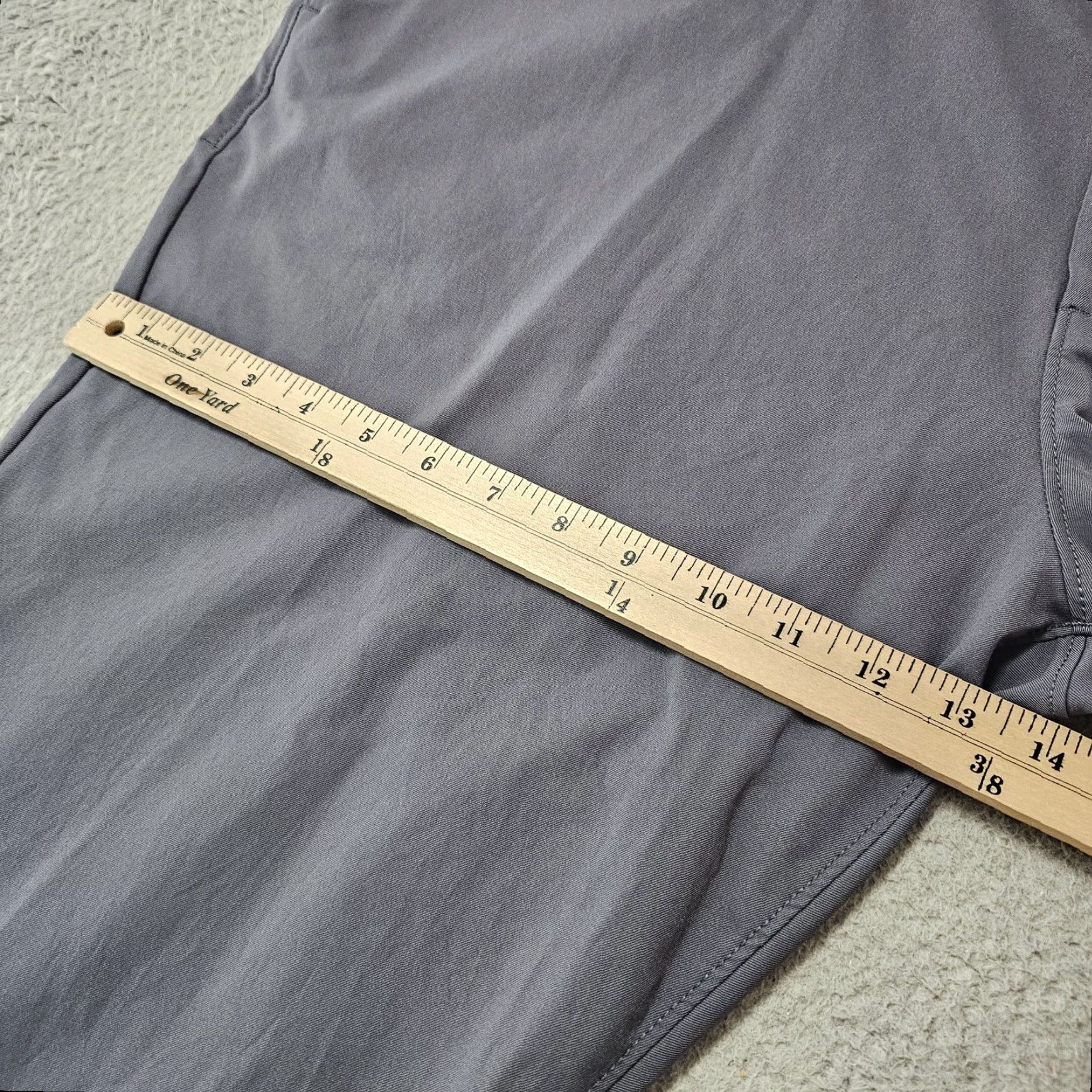 Vintage Public Rec Pants Mens 42x25 Slim Fit Polyester Travel Golf Stretch Breathable Pockets Wrinkle Resistant Lightweight Size US 42 / EU 58 - 5 Thumbnail