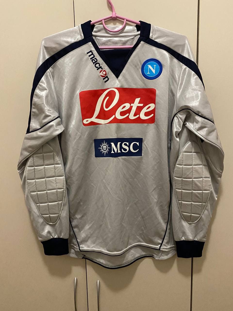 Kappa NAPOLI MATCH WORN GOALKEEPER LONG SLEEVE JERSEY Size US M / EU 48-50 / 2 - 1 Thumbnail