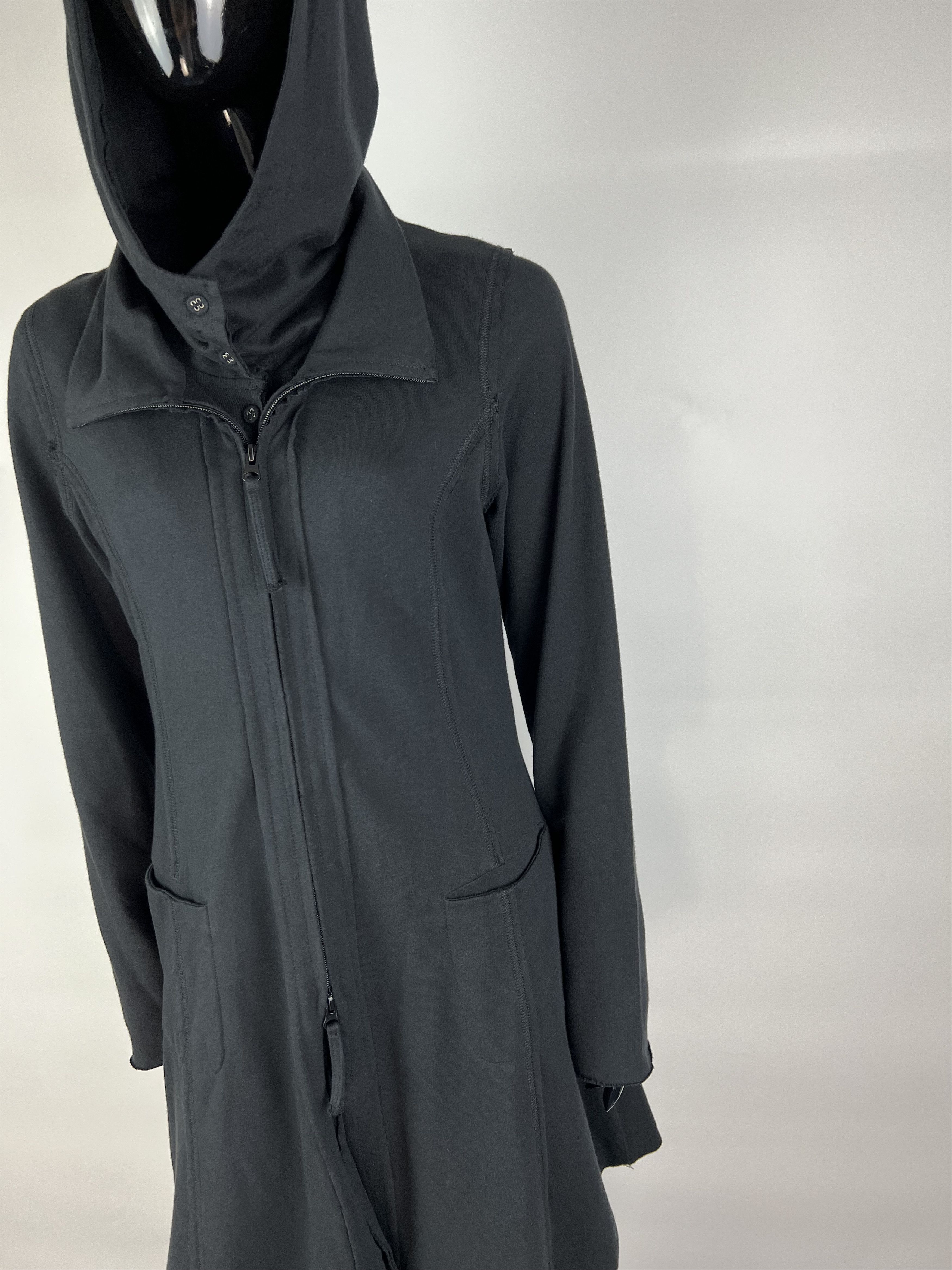 Rundholz Rundholz Asimmetrical Cotton Hooded Jacket Cardigan Size M / US 6-8 / IT 42-44 - 5 Thumbnail