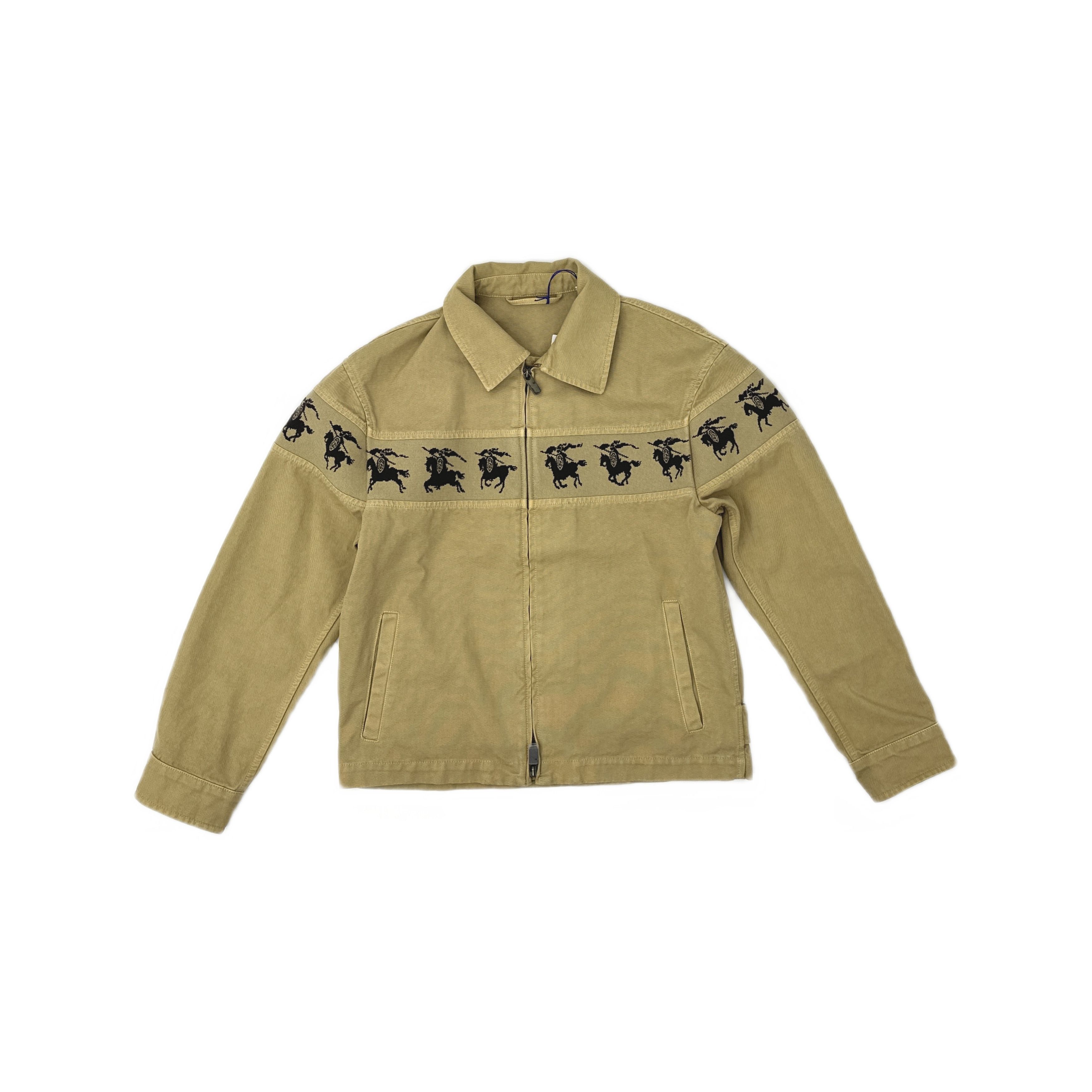 Burberry Burberry Equestrian Knight Print Zip Jacket Size 48 Size US M / EU 48-50 / 2 - 1 Thumbnail
