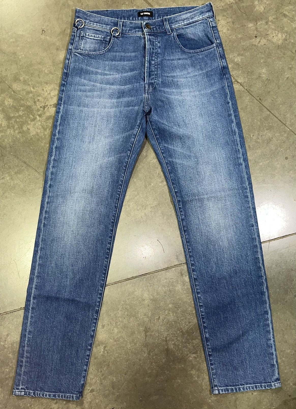 image of Raf Simons Raf Simon’S Denim Pants Aw 19/20 Regular Fit in Light Blue, Men's (Size 33)