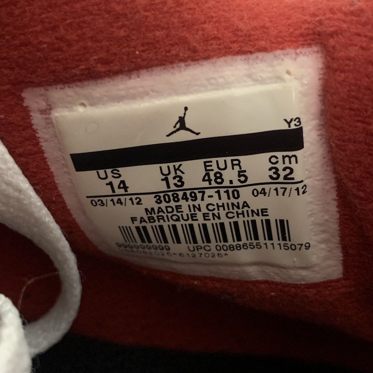 Jordan Brand Jordan 4 Retro OG Mid Fire Red 2012 Size 14 Size US 14 / EU 47 - 9 Thumbnail