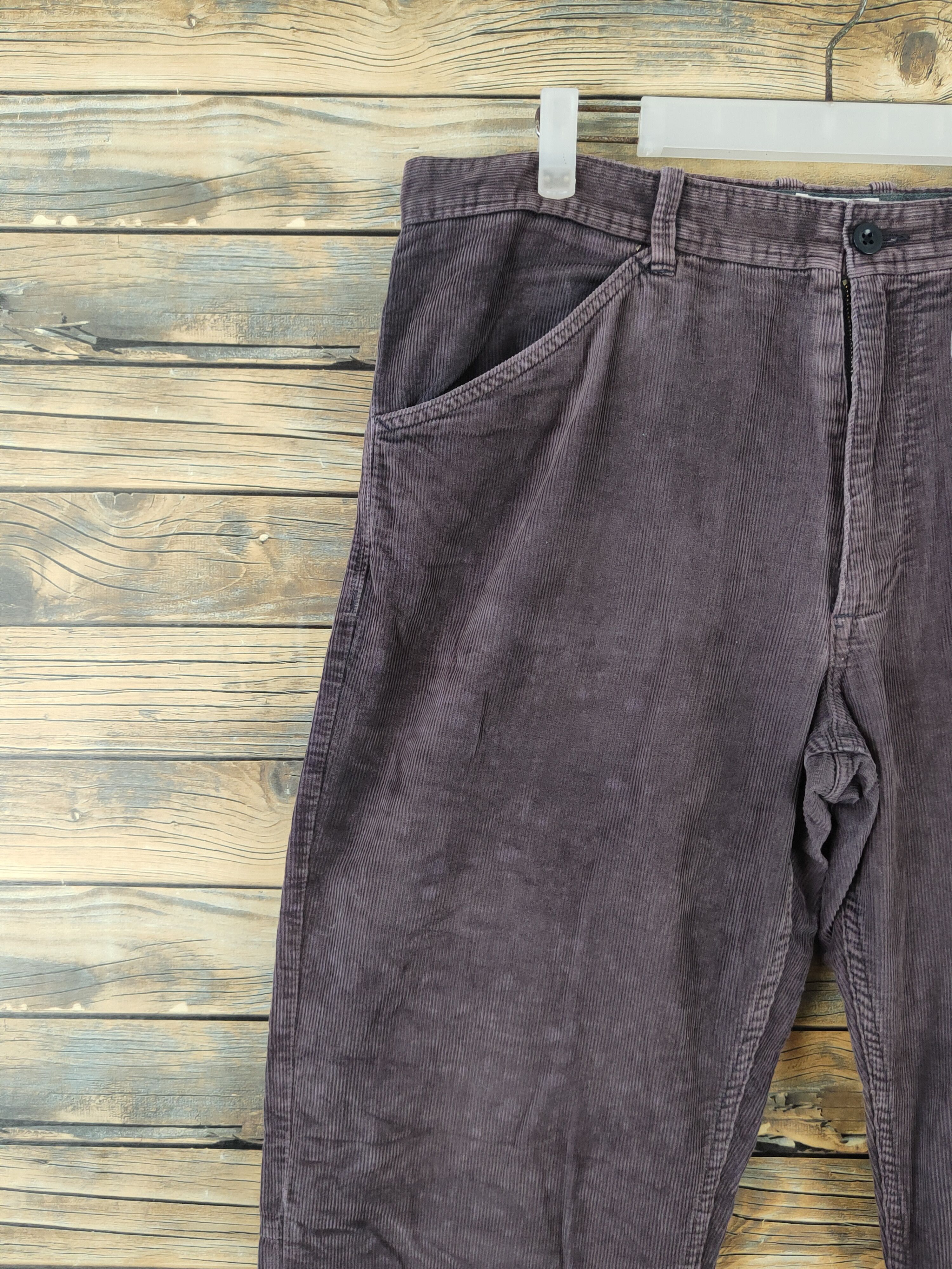Gap Gap Dark Purple Multipocket Corduroy Pants #W1848 Size US 36 / EU 52 - 3 Thumbnail