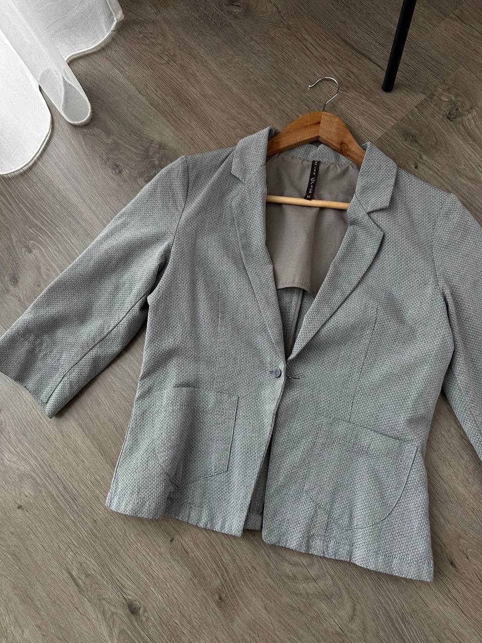 Japanese Brand × Vintage Vintage Japanese Manila Grace Gray Light Blazer Size S / US 4 / IT 40 - 6 Thumbnail