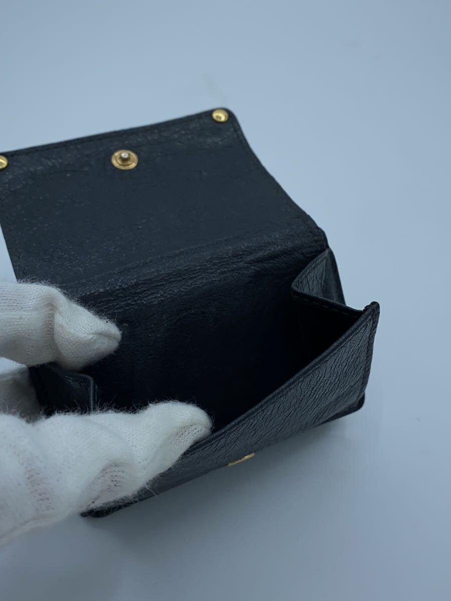 Balenciaga Balenciaga Classic Leather Tri-Fold Wallet Gray Size ONE SIZE - 5 Thumbnail