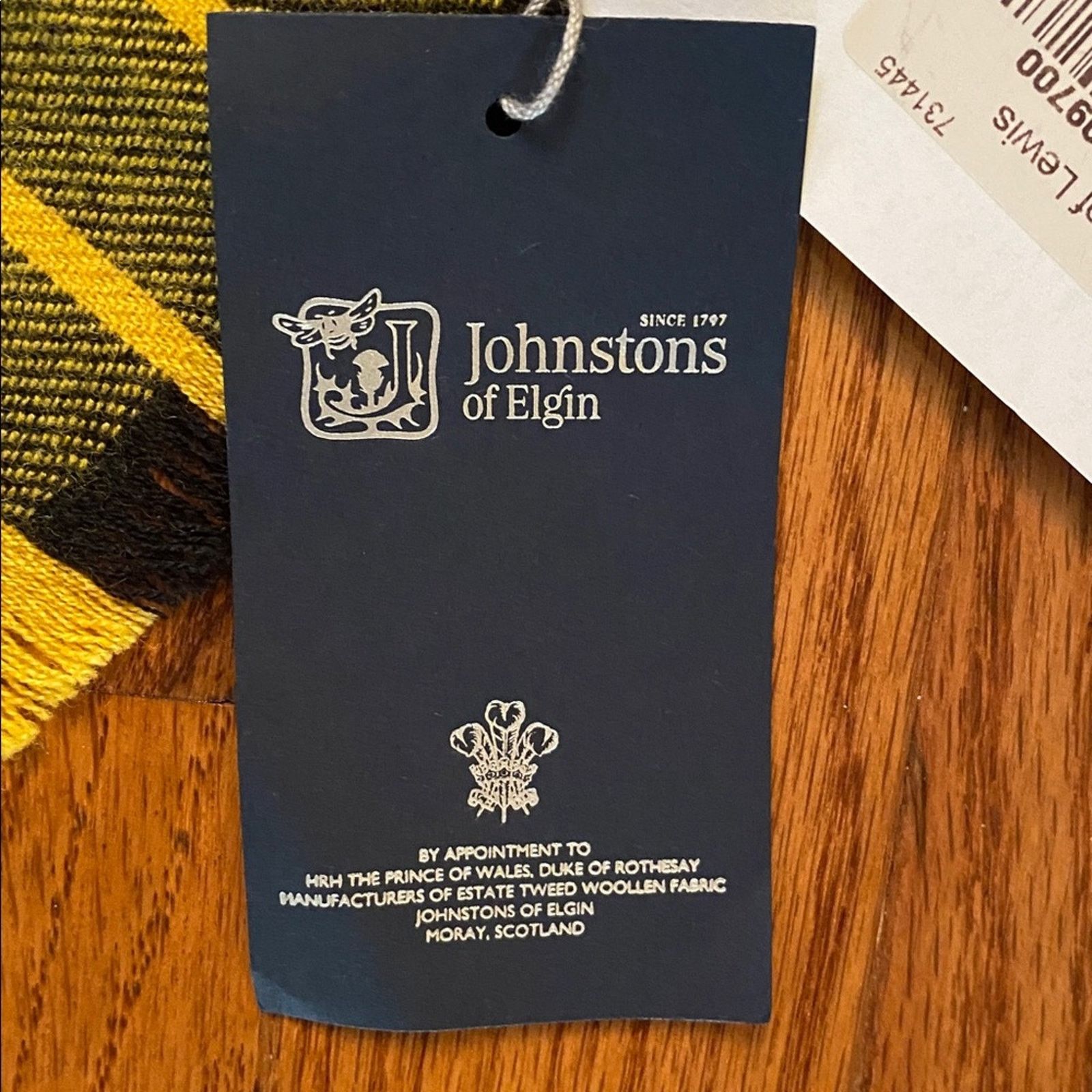 Johnstons Of Elgin NEW Johnstons of Elgin MacLeod Univ of St Andrews Wool Scarf Size ONE SIZE - 6 Thumbnail