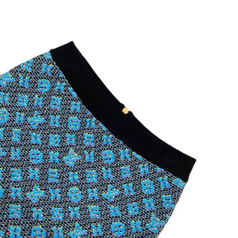 Louis Vuitton Louis Vuitton size xs Wool 3D presbyopic full print knit sk Size 24" / US 00 / IT 34 - 3 Thumbnail