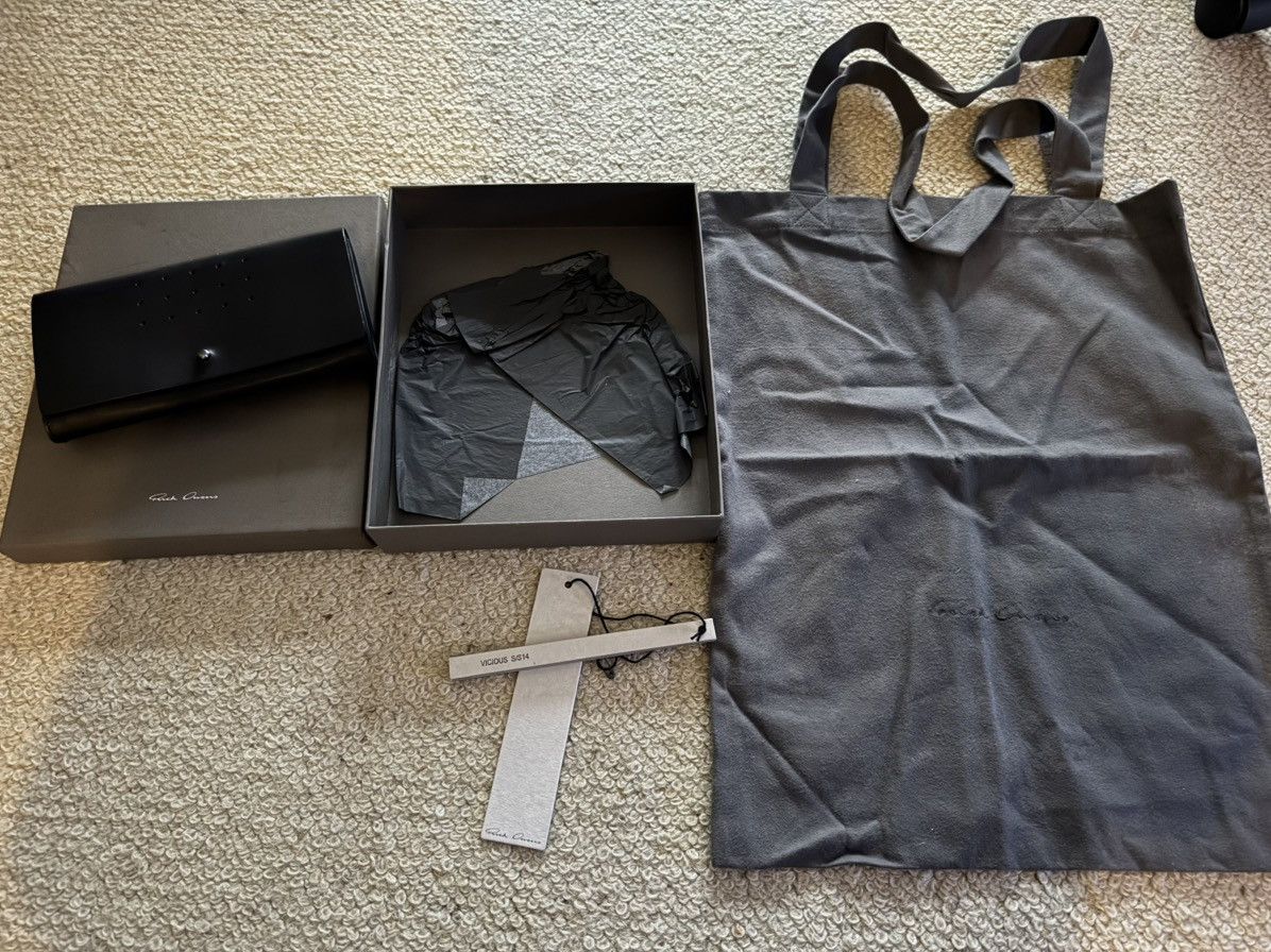 Rick Owens Rick Owens Archive RP14S4408 Portafoglio Grande Wallet Size ONE SIZE - 2 Thumbnail