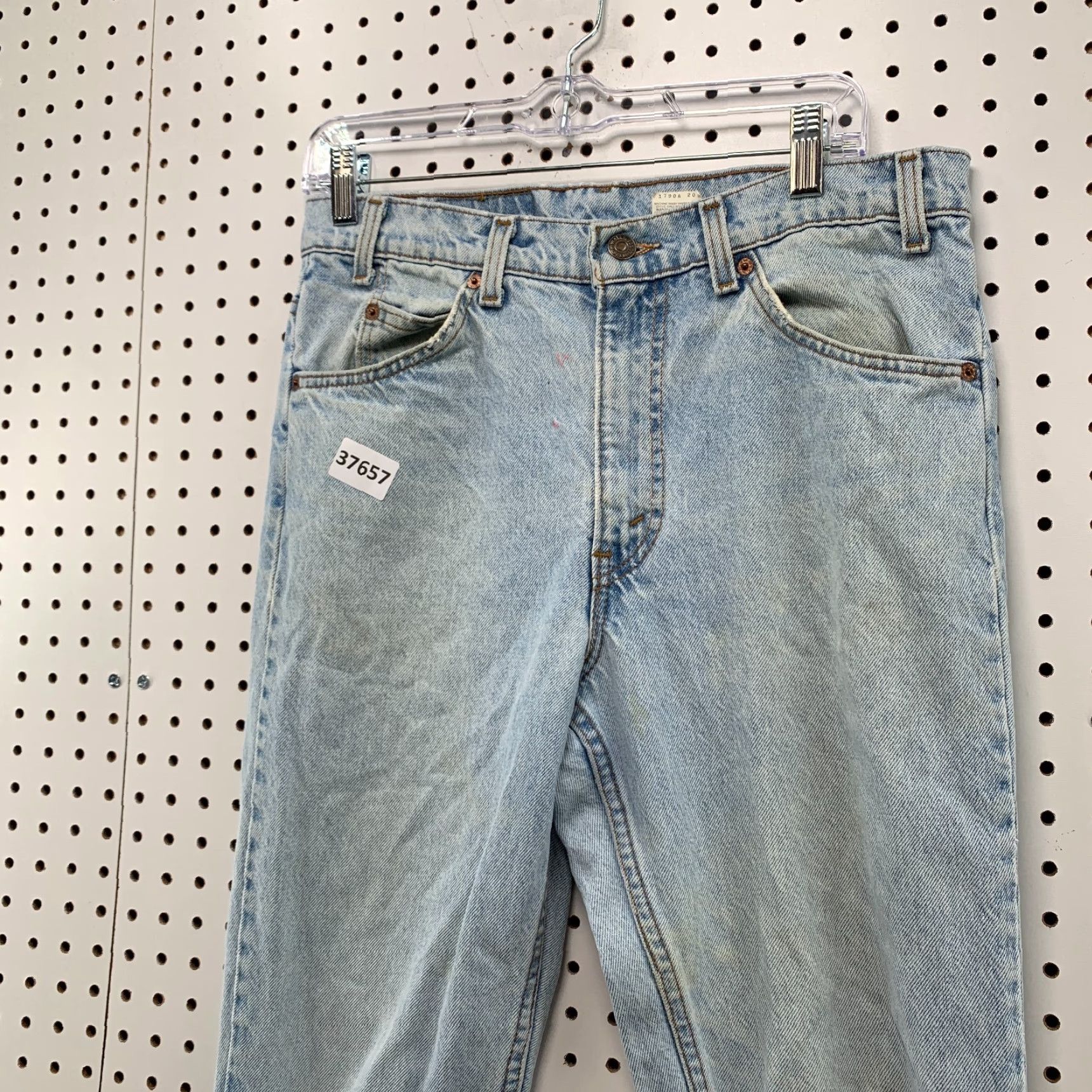 Levi's VINTAGE Levi's 512 Blue Denim Jeans Mens 33x30 Slim Tapered 90s USA Size US 33 - 5 Thumbnail