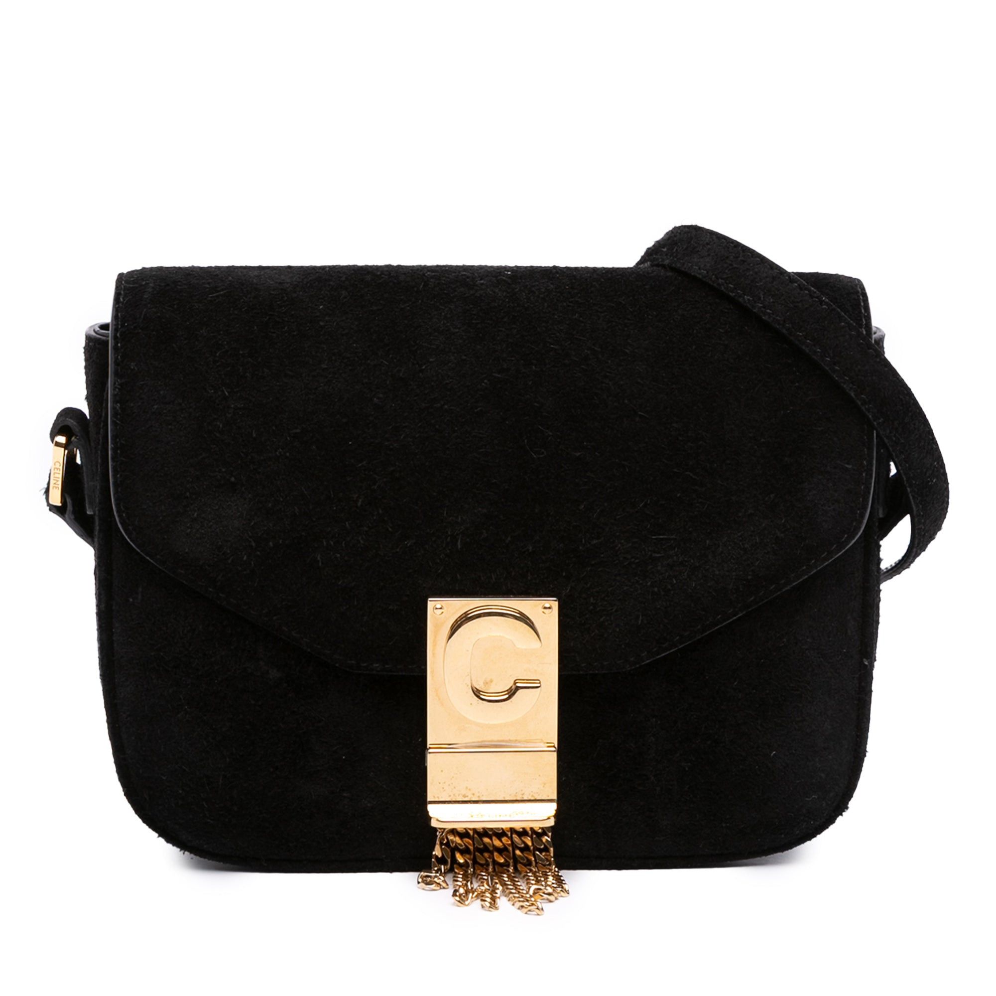 Celine Small Suede Pampille C Bag Size ONE SIZE - 1 Thumbnail