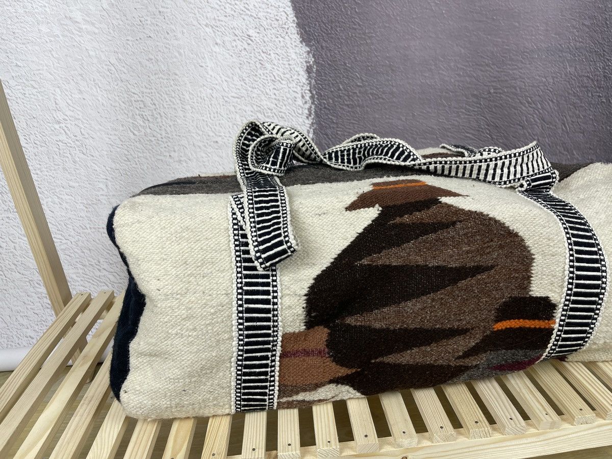 Vintage Vintage Indians style wool bag bird men in hat pattern Size ONE SIZE - 4 Thumbnail
