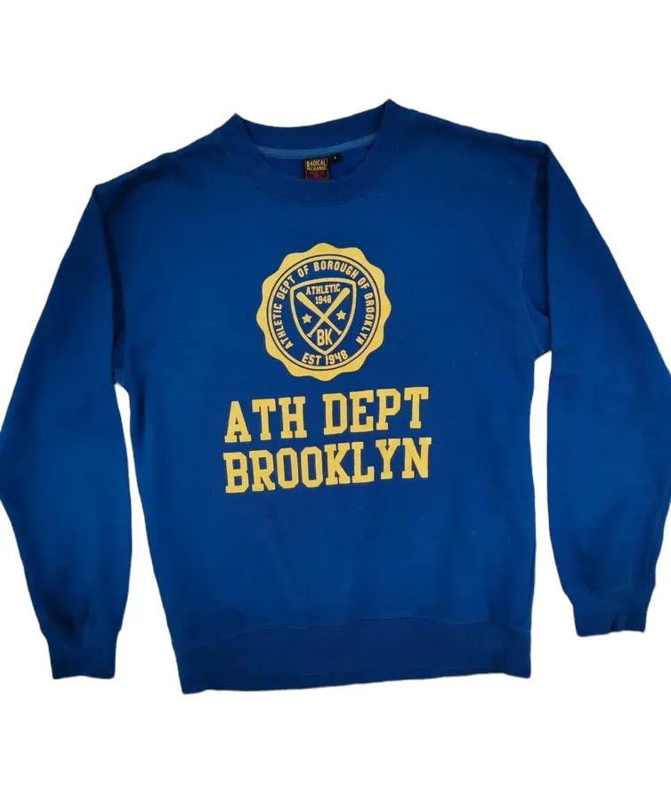 Rare!!! Ath Dept Brooklyn Big Logo Sweatshirt