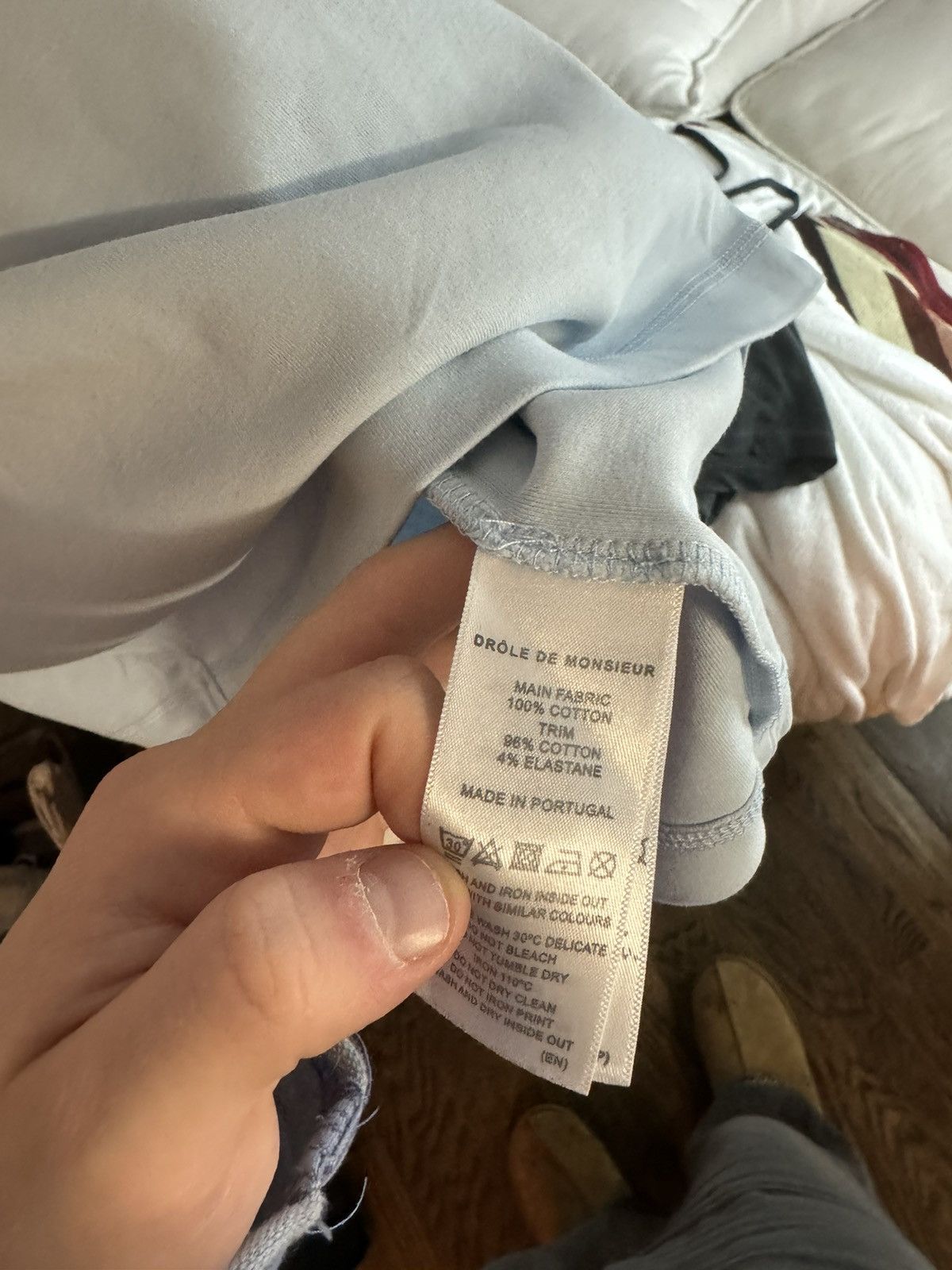 Drole De Monsieur DRÔLE DE MONSIEUR Blue Tee Size US S / EU 44-46 / 1 - 5 Thumbnail