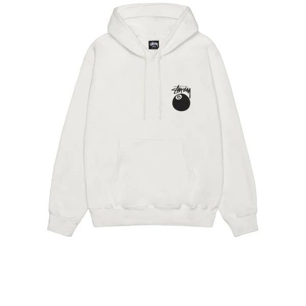 Stussy Stüssy 8 Ball Hoodie Pigment Dyed - Natural - Size Large Size US L / EU 52-54 / 3 - 2 Thumbnail