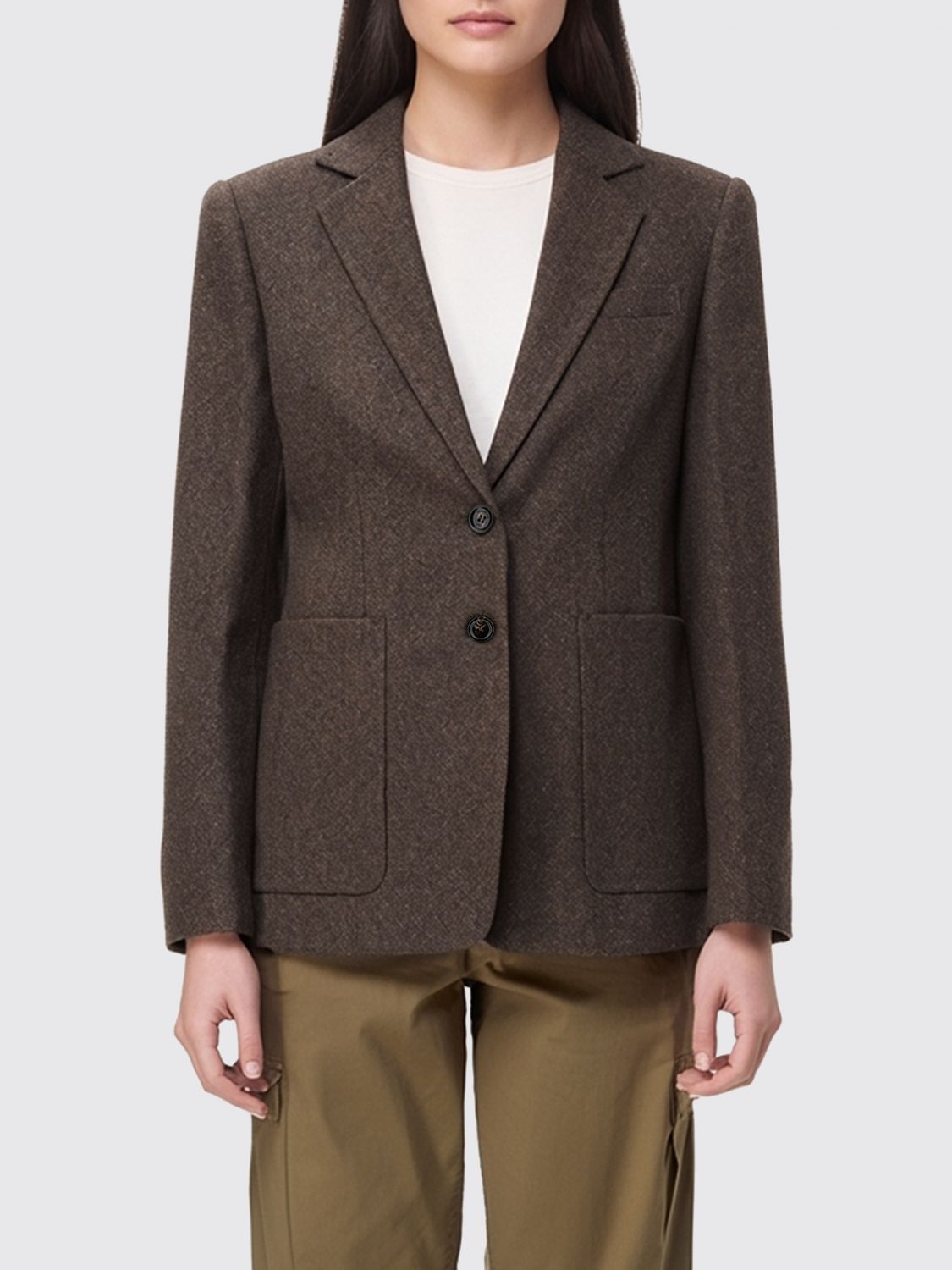Max Mara Max Mara Jacket Woman Brown Size M / US 6-8 / IT 42-44 - 1 Thumbnail