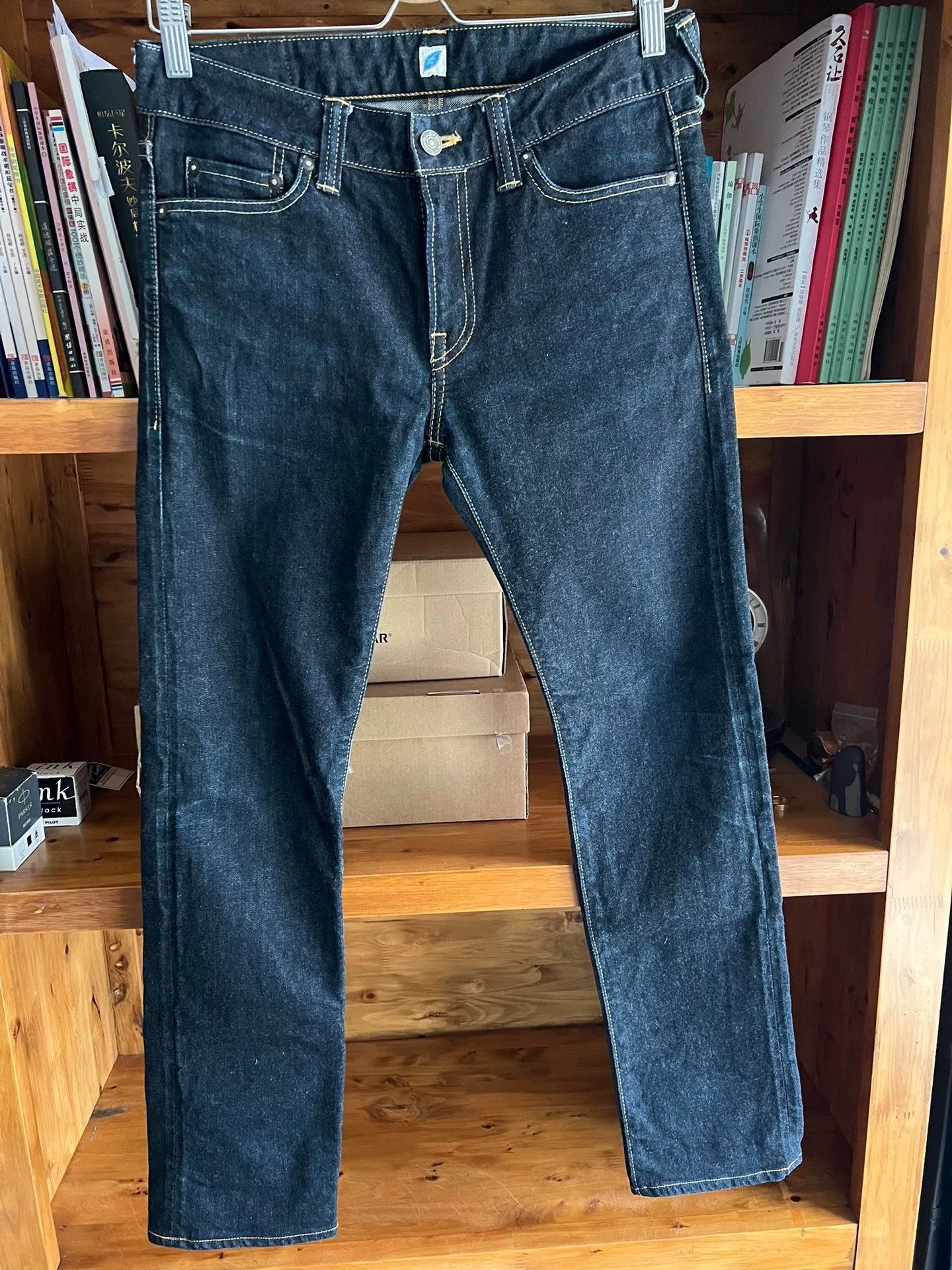 Pure Blue Japan Pure Blue Japan Selvedge Indigo Jeans Size US 26 / EU 42 - 2 Thumbnail