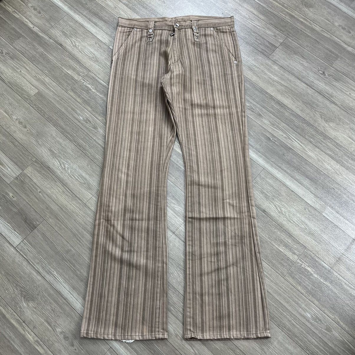 semanticdesign Vintage Semanticdesign Studded Striped Bootcut Flared Jeans Size US 32 / EU 48 - 1 Thumbnail