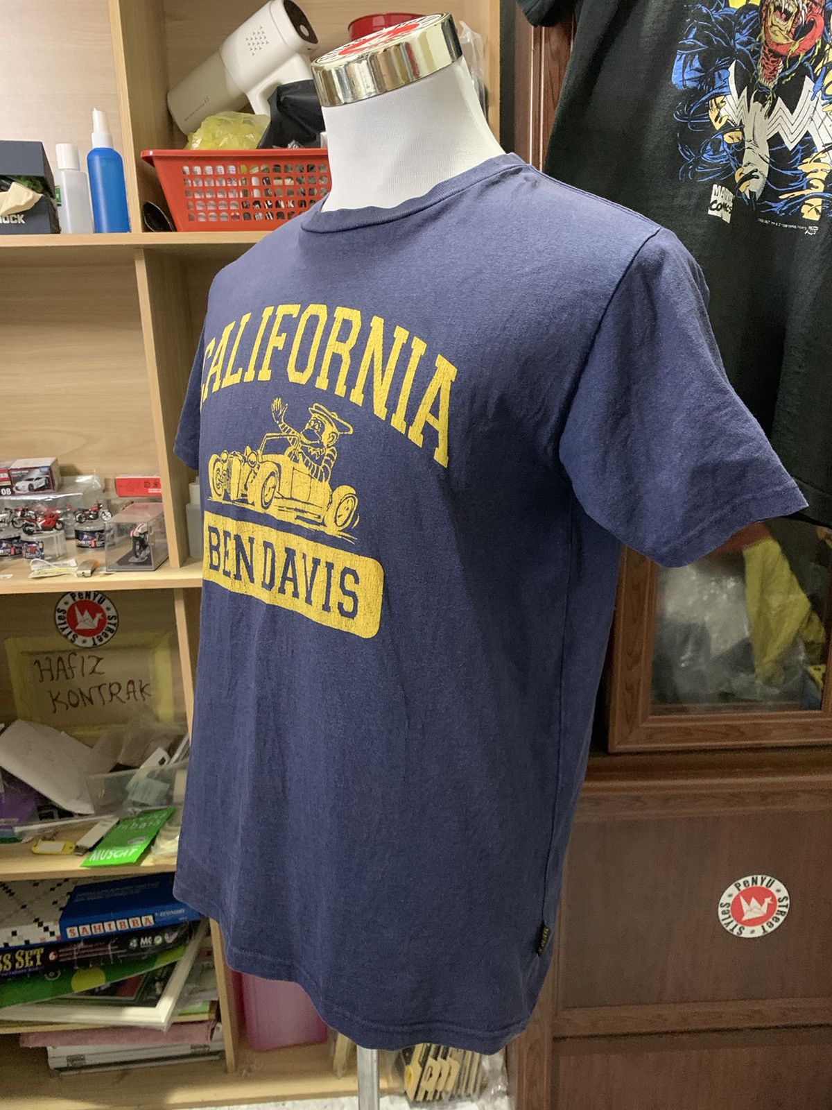 Ben Davis BEN DAVIS CREWNECK BLUE TSHIRT // BIG LOGO BEN DAVIS// Size US M / EU 48-50 / 2 - 3 Thumbnail