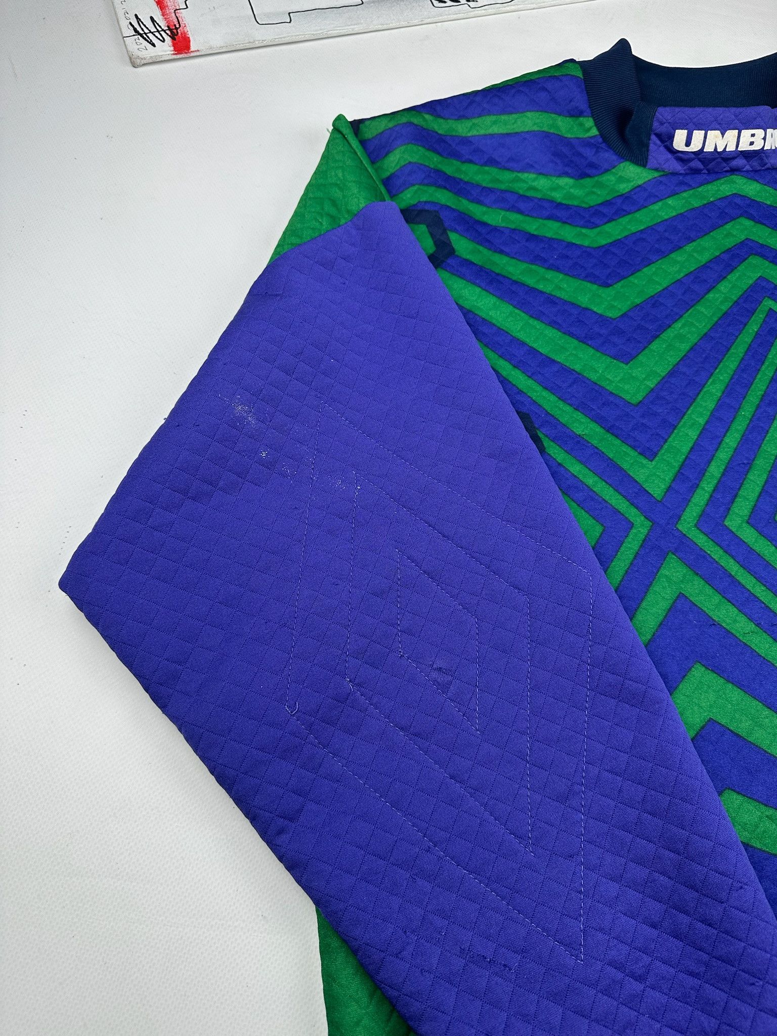 Band Tees 90’s Umbro Liam Gallagherv acid galkeeper jersey rave Size US L / EU 52-54 / 3 - 3 Thumbnail