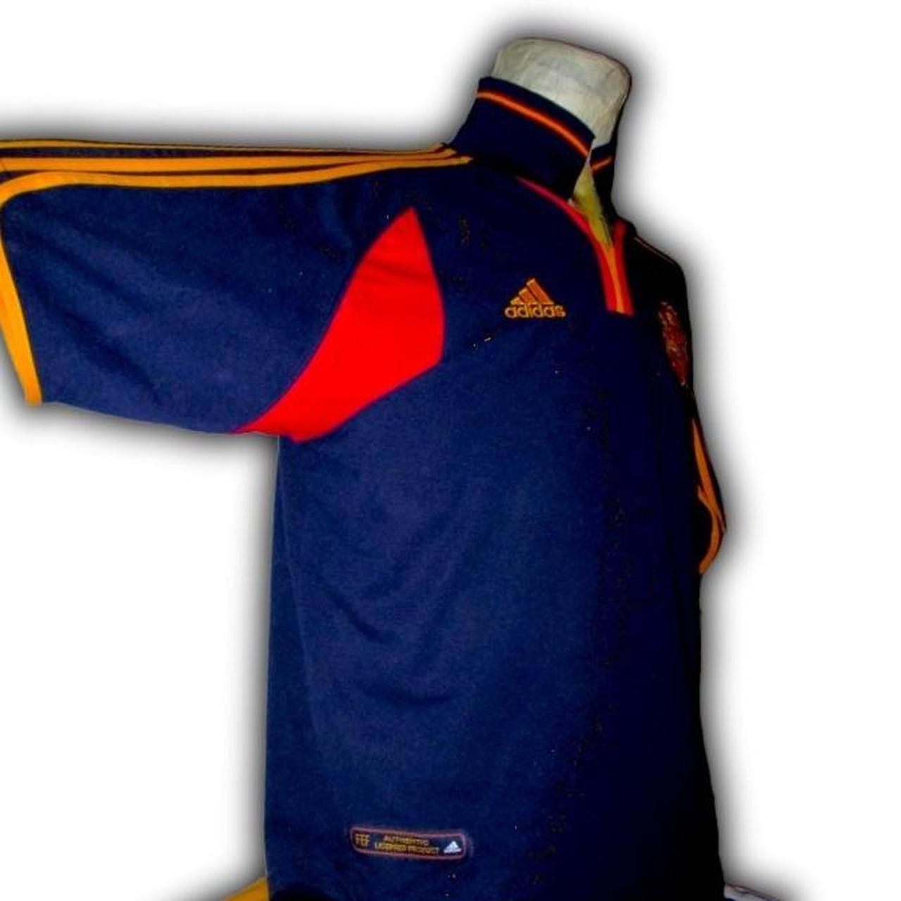 Adidas Spain 2000 2001 2002 Away Shirt Jersey international Size US L / EU 52-54 / 3 - 4 Thumbnail
