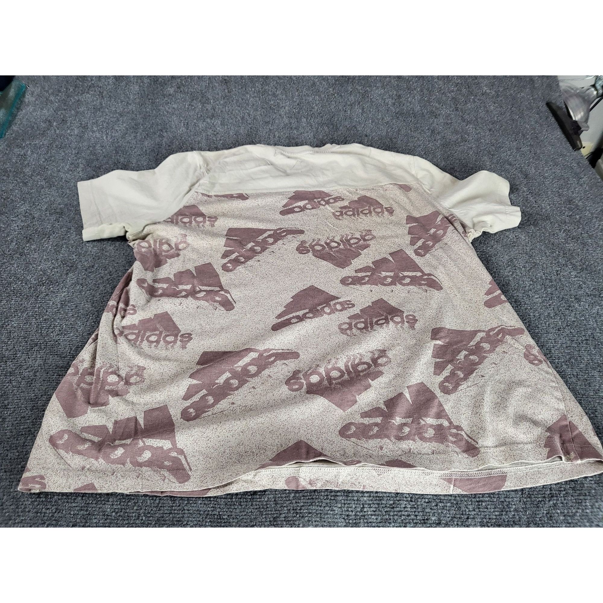 Adidas Adidas Brand Love Logo Tshirt Men Sz XL HK0377 Brown Virtual Size US XL / EU 56 / 4 - 8 Thumbnail