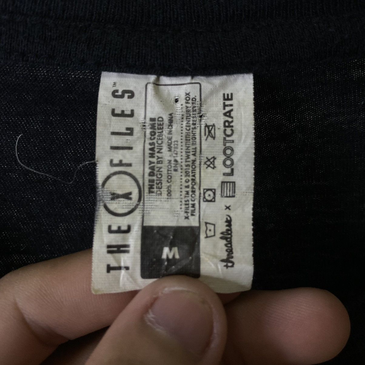 Expert Horror Y2K The X Files Horror Movie Promo Tee Design By Nicebleed Size US M / EU 48-50 / 2 - 3 Thumbnail