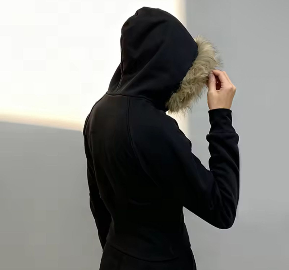 Other Fashion Punk Y2K Goth Grunge Fur Zipper Style Hoodies Size L / US 10 / IT 46 - 4 Thumbnail