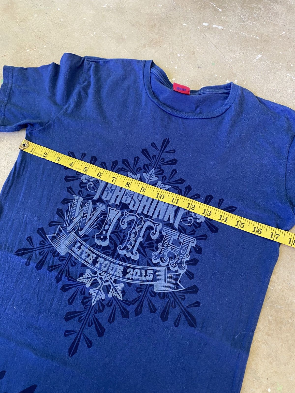Band Tees Tohoshinki WITH 2015 Japan Tour Graphic Tee Rare Size US S / EU 44-46 / 1 - 10 Thumbnail