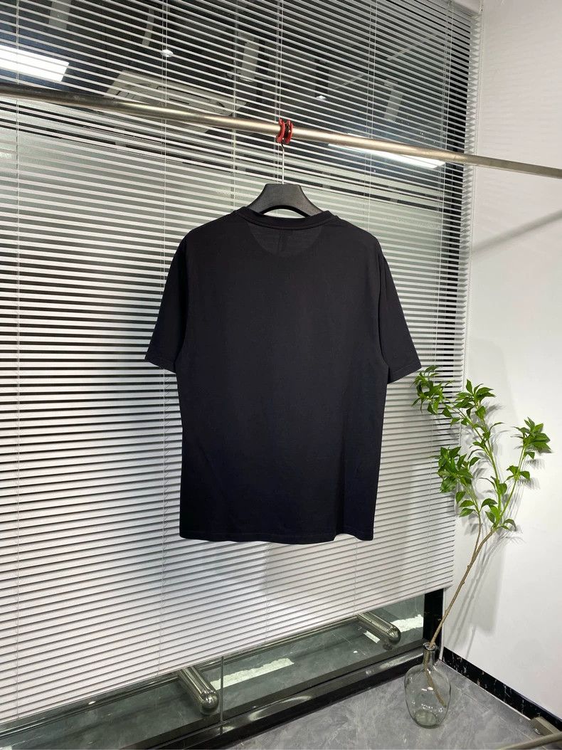 Other LOEWE Short sleeve T-shirt with embroidered logo in black Size US M / EU 48-50 / 2 - 2 Thumbnail