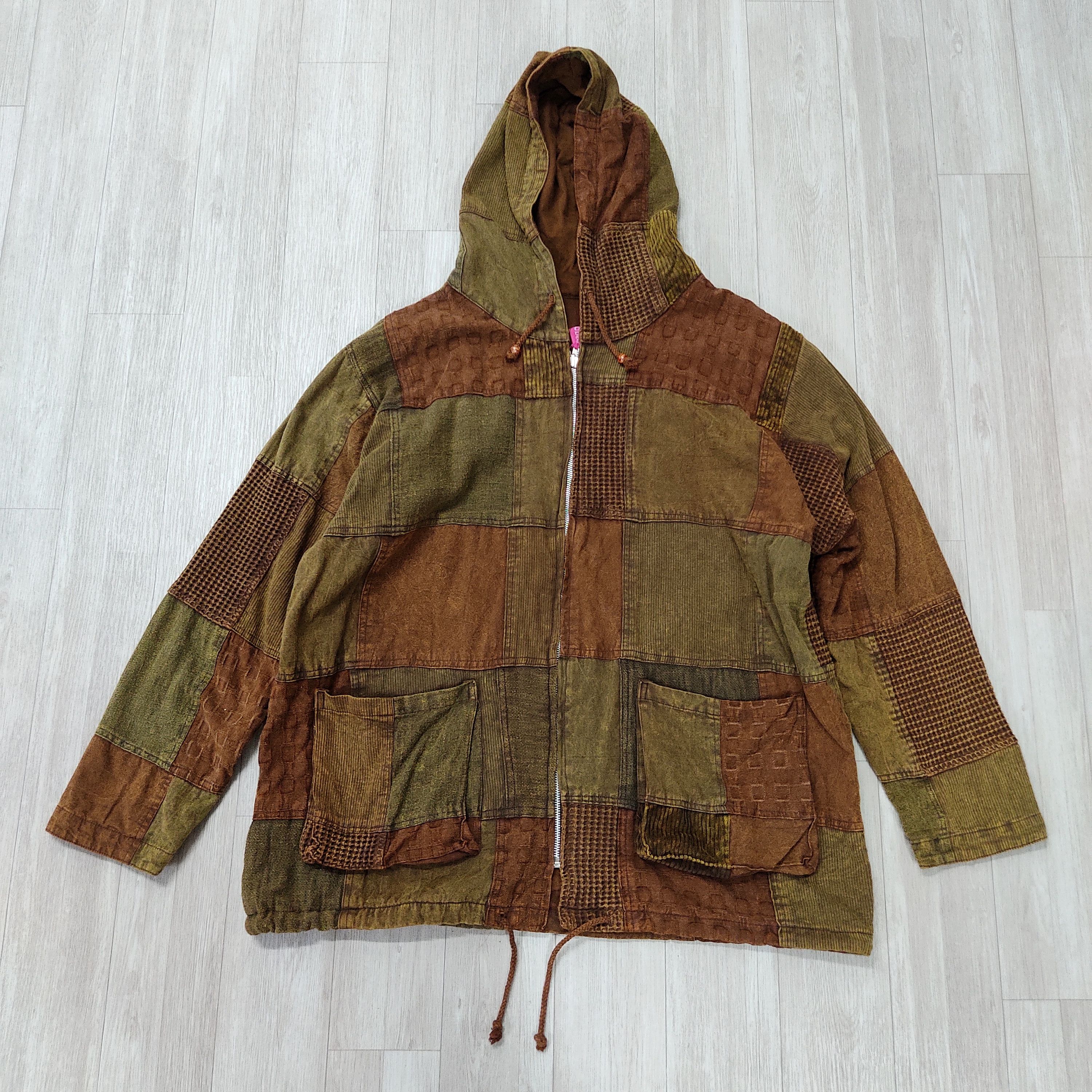 Japanese Brand EL RODEO Patchwork Kapital Inspired Parka Jacket Size US XXL / EU 58 / 5 - 3 Thumbnail