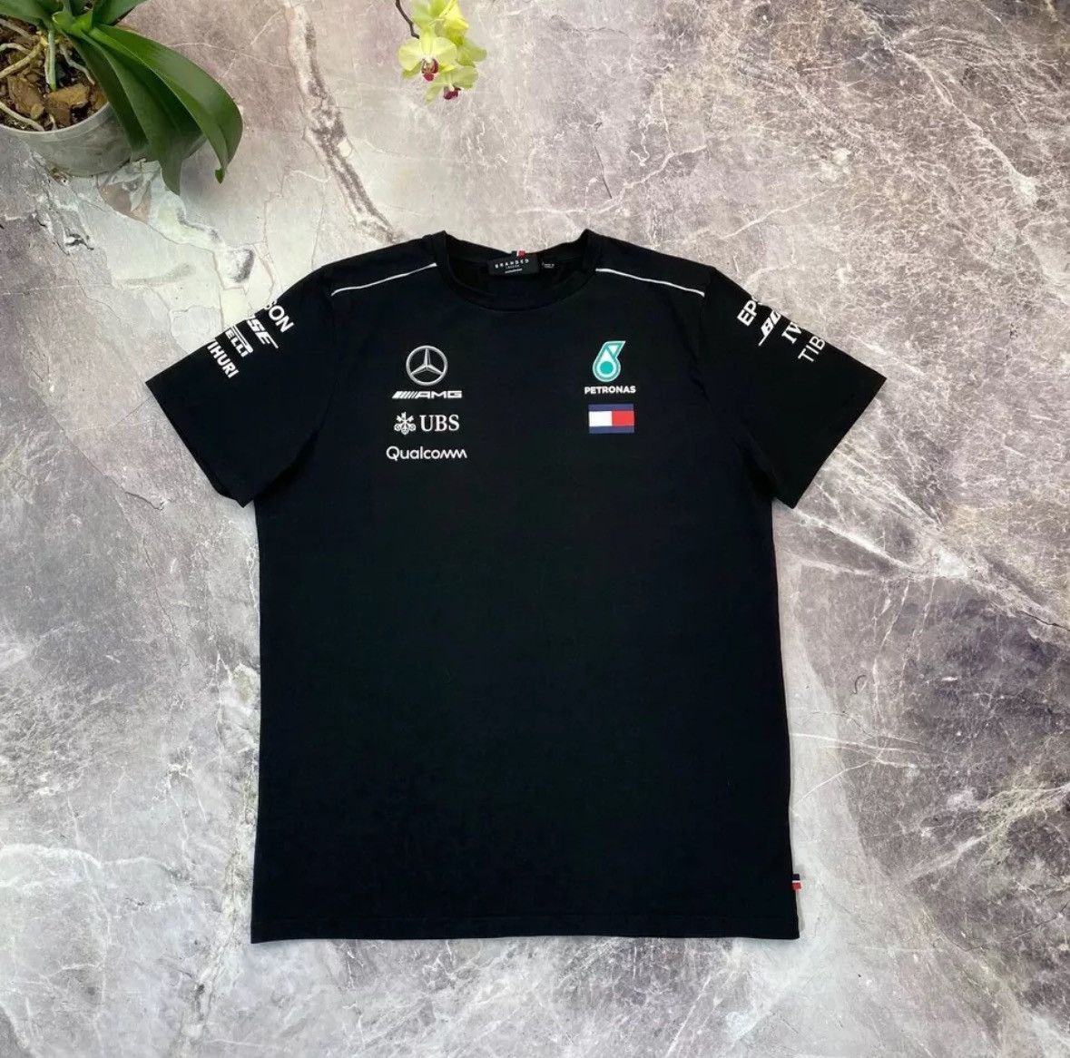 Formula 1 × Mercedes-Benz Mercedes Benz AMG Team Racing Petronas Driver T Shirt Large Size US L / EU 52-54 / 3 - 1 Thumbnail