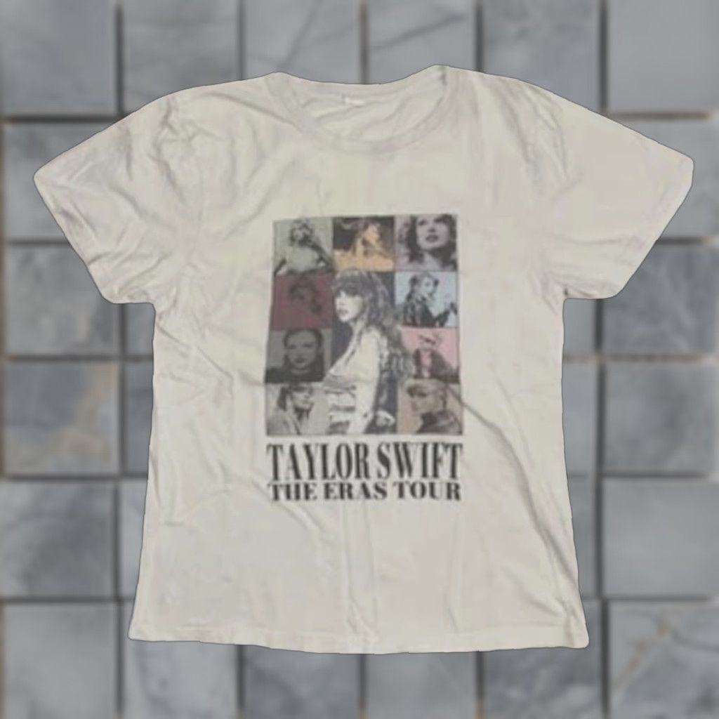 Vintage Taylor Swift The Eras Tour Graphic T-Shirt White Small 18x23 Concert Merch 2023 Mens XS-Short Sleeve Regular 100% Cotton Vintage No Size US S / EU 44-46 / 1 - 1 Thumbnail