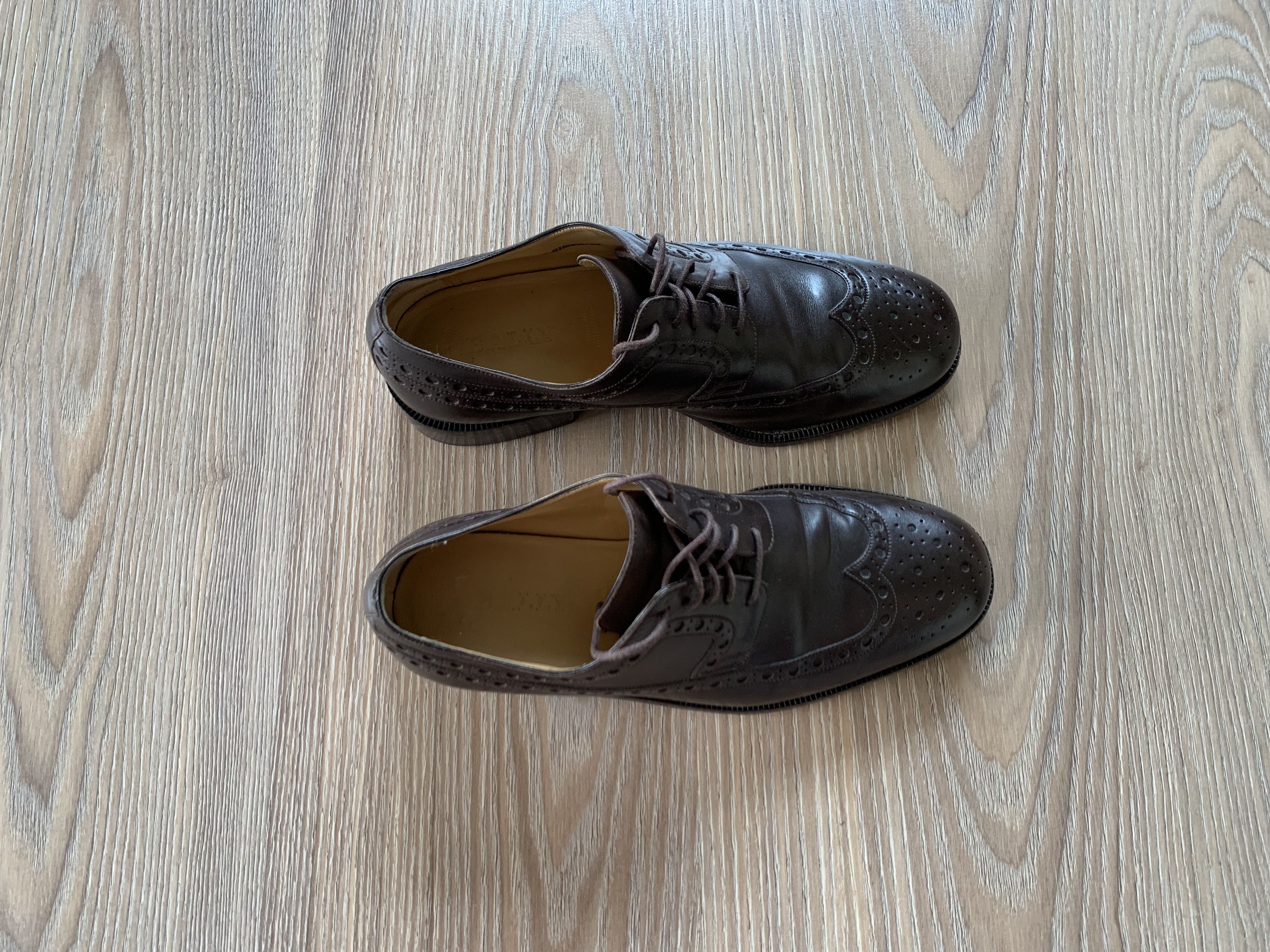 Bally Bally Men's Leather Oxford Shoes Size US 6.5 / EU 39-40 - 2 Thumbnail