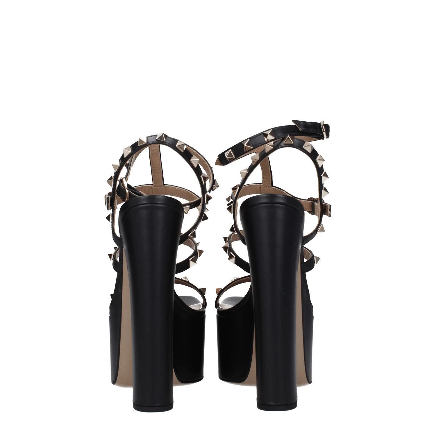 Valentino ob1o1e1224 Leather Sandals in Black Size US 9 / IT 39 - 6 Thumbnail
