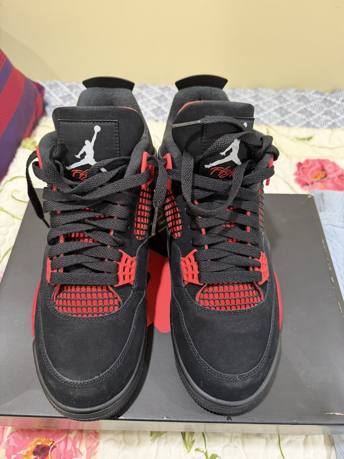 Jordan Brand Black Red thunder 11s Size US 9 / EU 42 - 13 Thumbnail