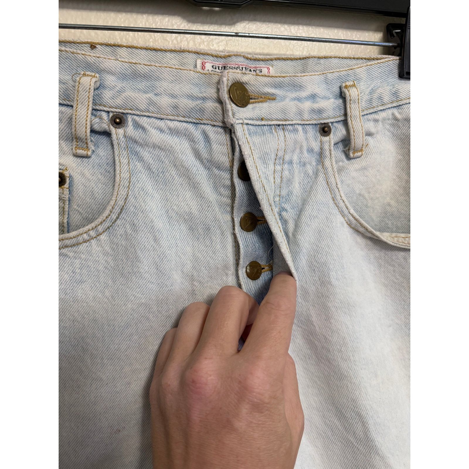 Guess Vintage Guess U.S.A Jean Shorts Womens Size 4 Size 27" / US 4 / IT 40 - 2 Thumbnail