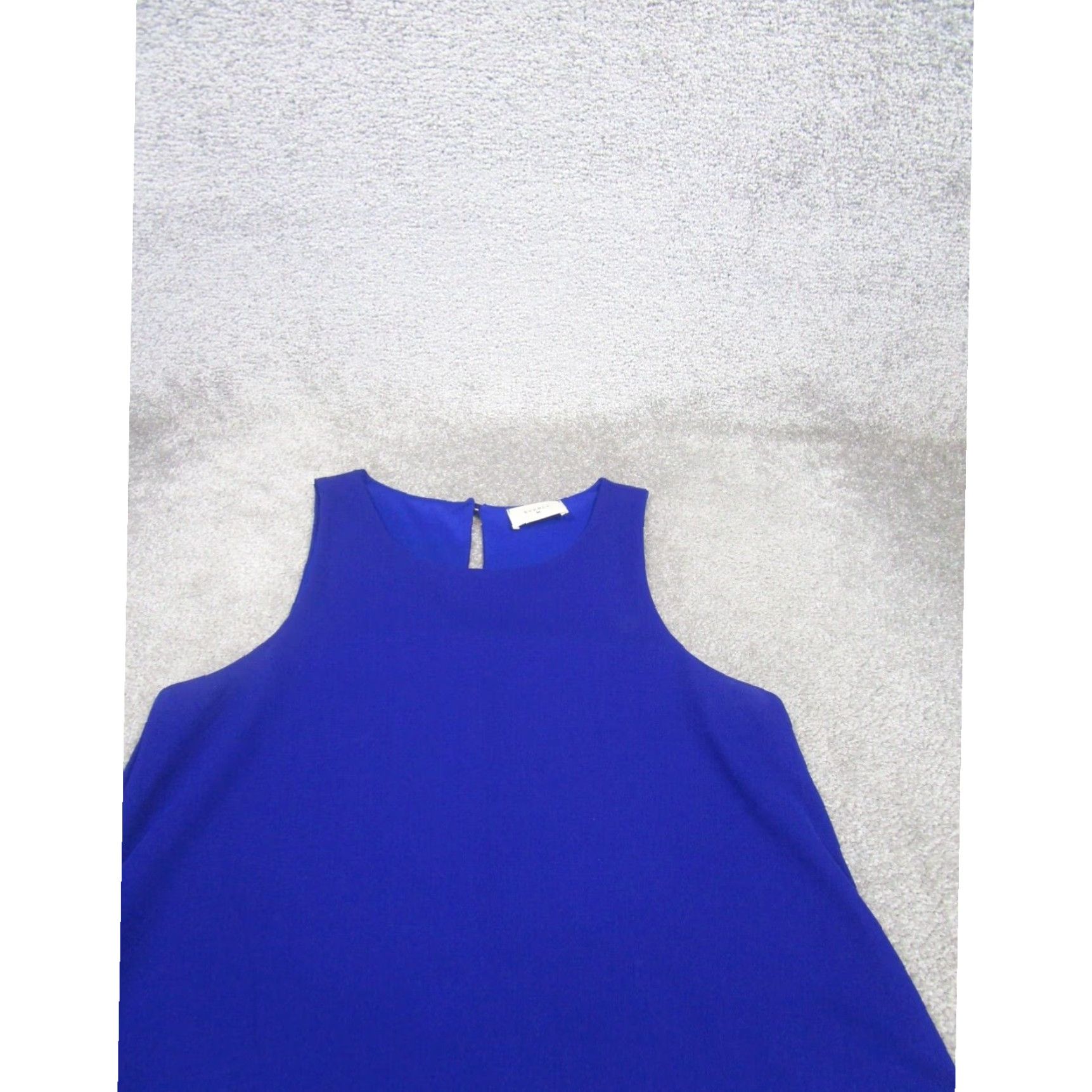 Vintage Everly Womens Medium Blue Boat Neck Shift Dress Size M / US 6-8 / IT 42-44 - 2 Thumbnail